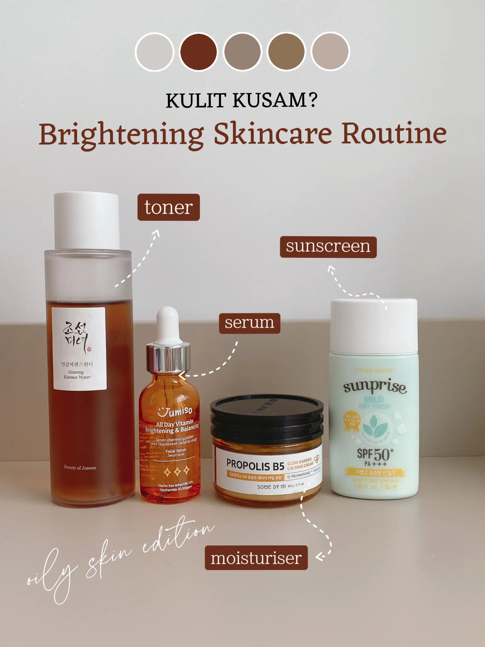 Basic Brightening Skincare Routine Kulit Kusam Gallery