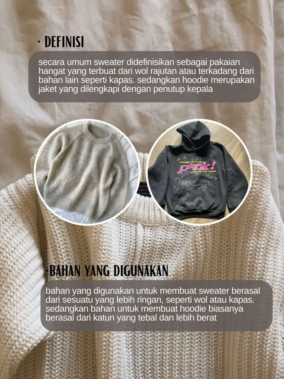 Sweater discount atau hoodie