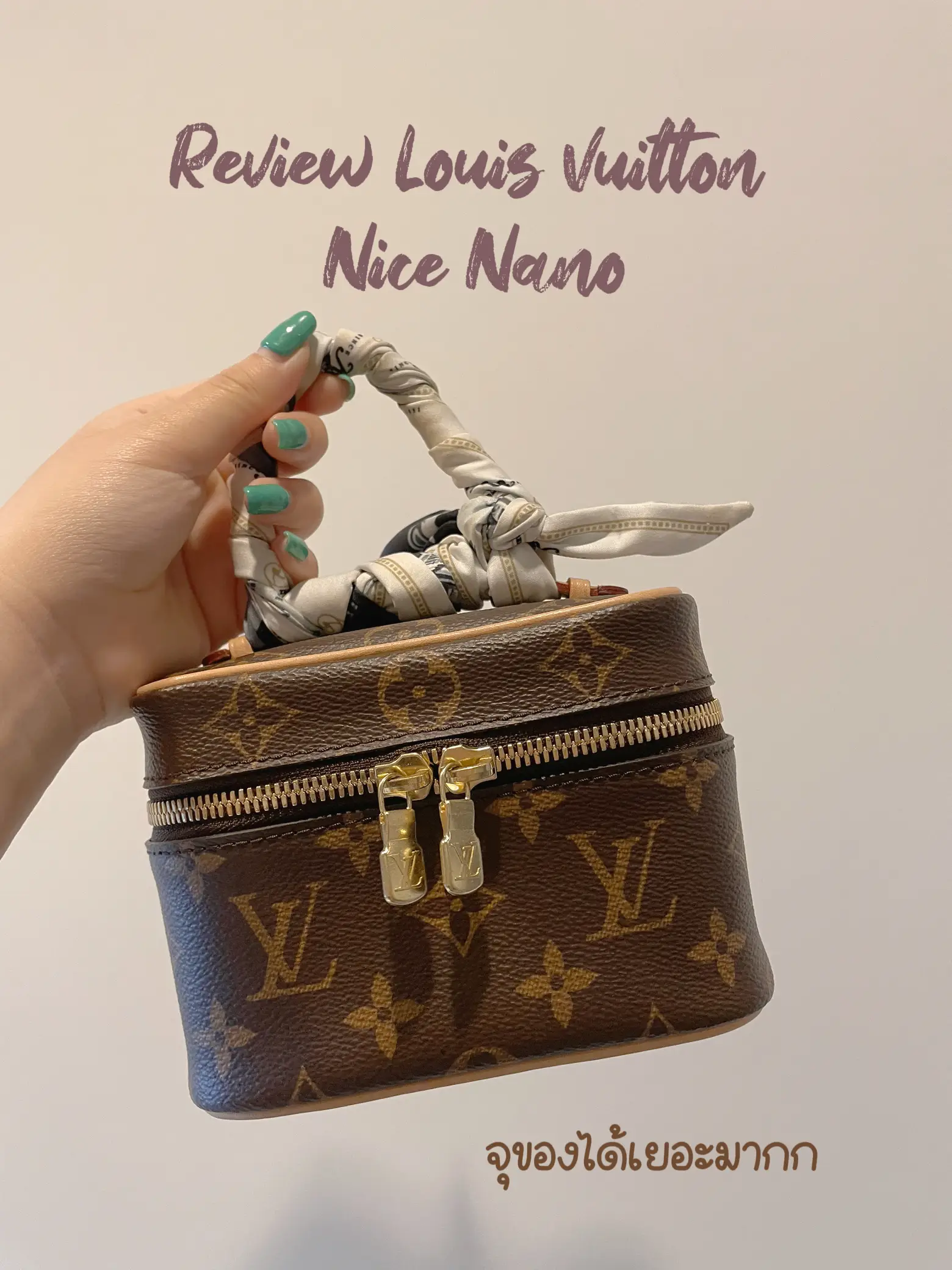 Louis Vuitton Nice Nano Review/How to use it & what fits?? 