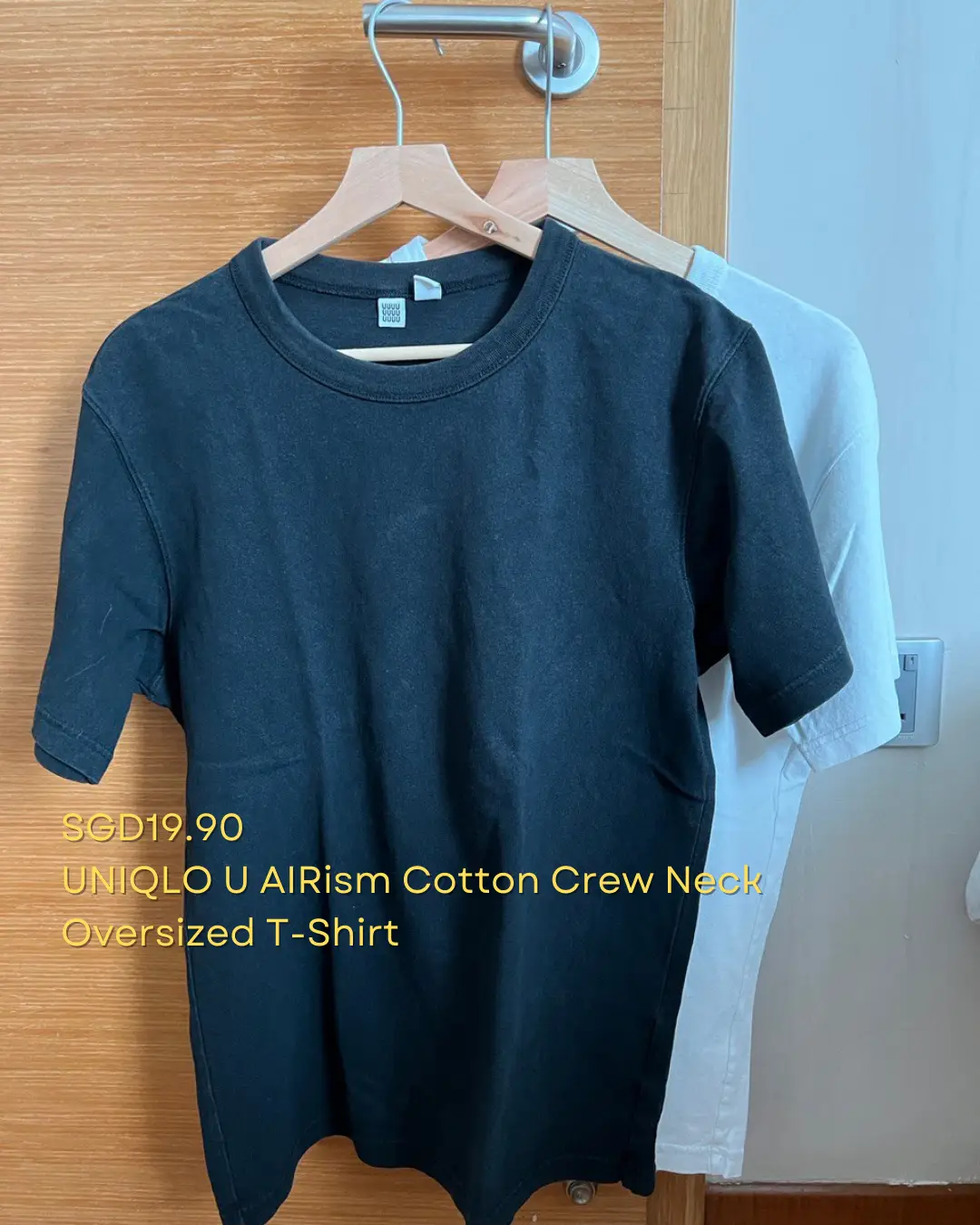 Uniqlo AIRism Cotton Crew Neck T-Shirt