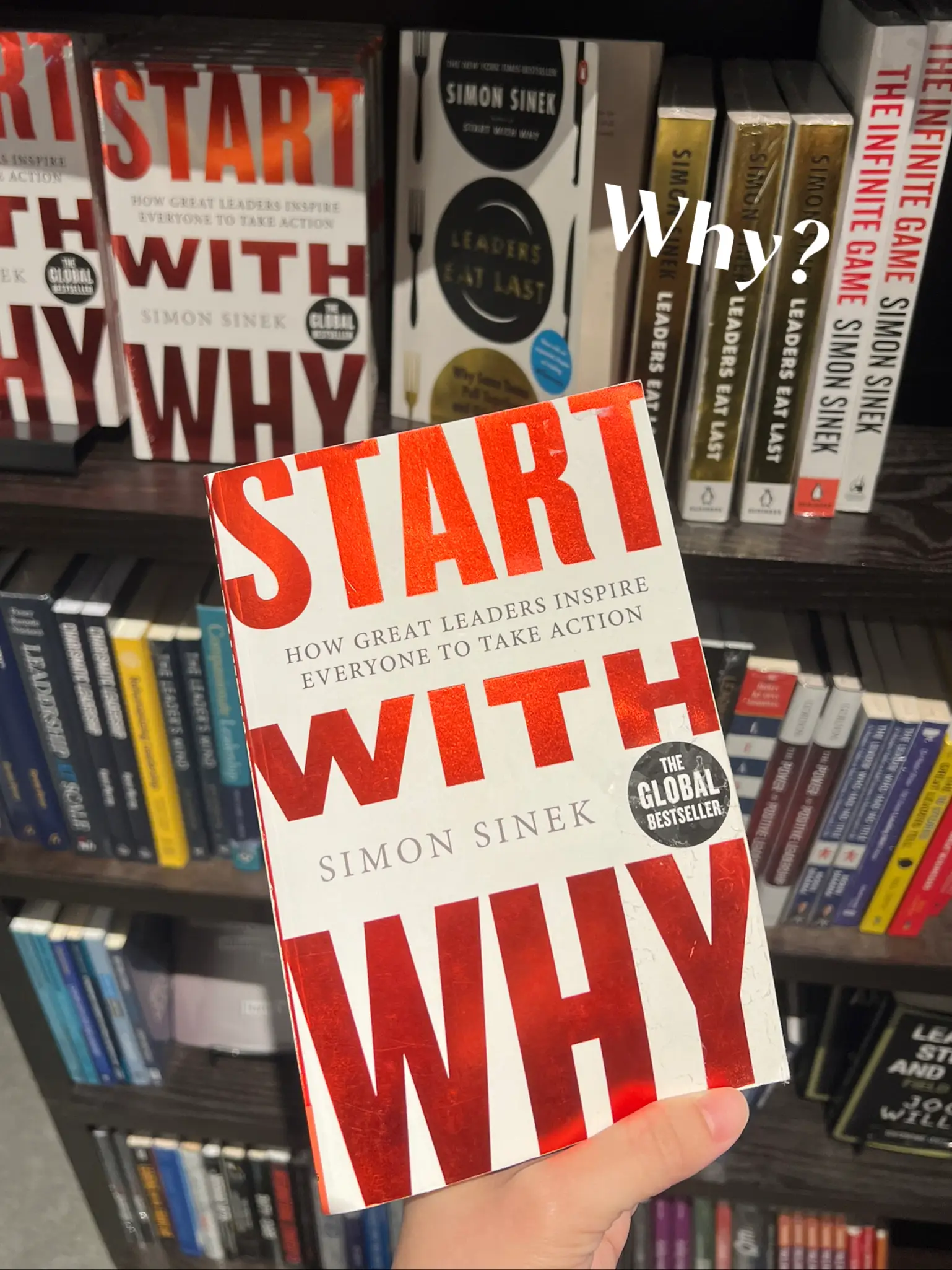 Simon Sinek 3 Books Collection Set (Leaders Eat Last, Start With Why, Find  Your)