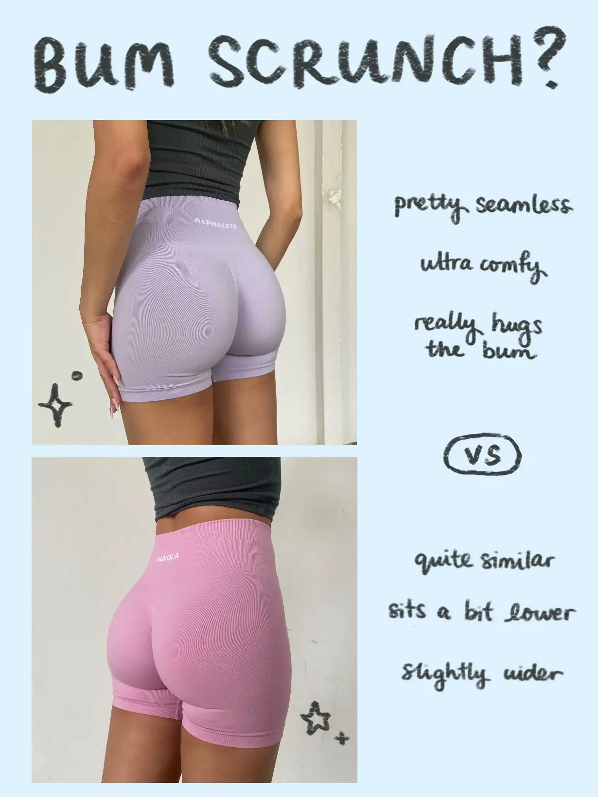 Recycled Material Butt Scrunch Women Shorts Alphalete Athletics