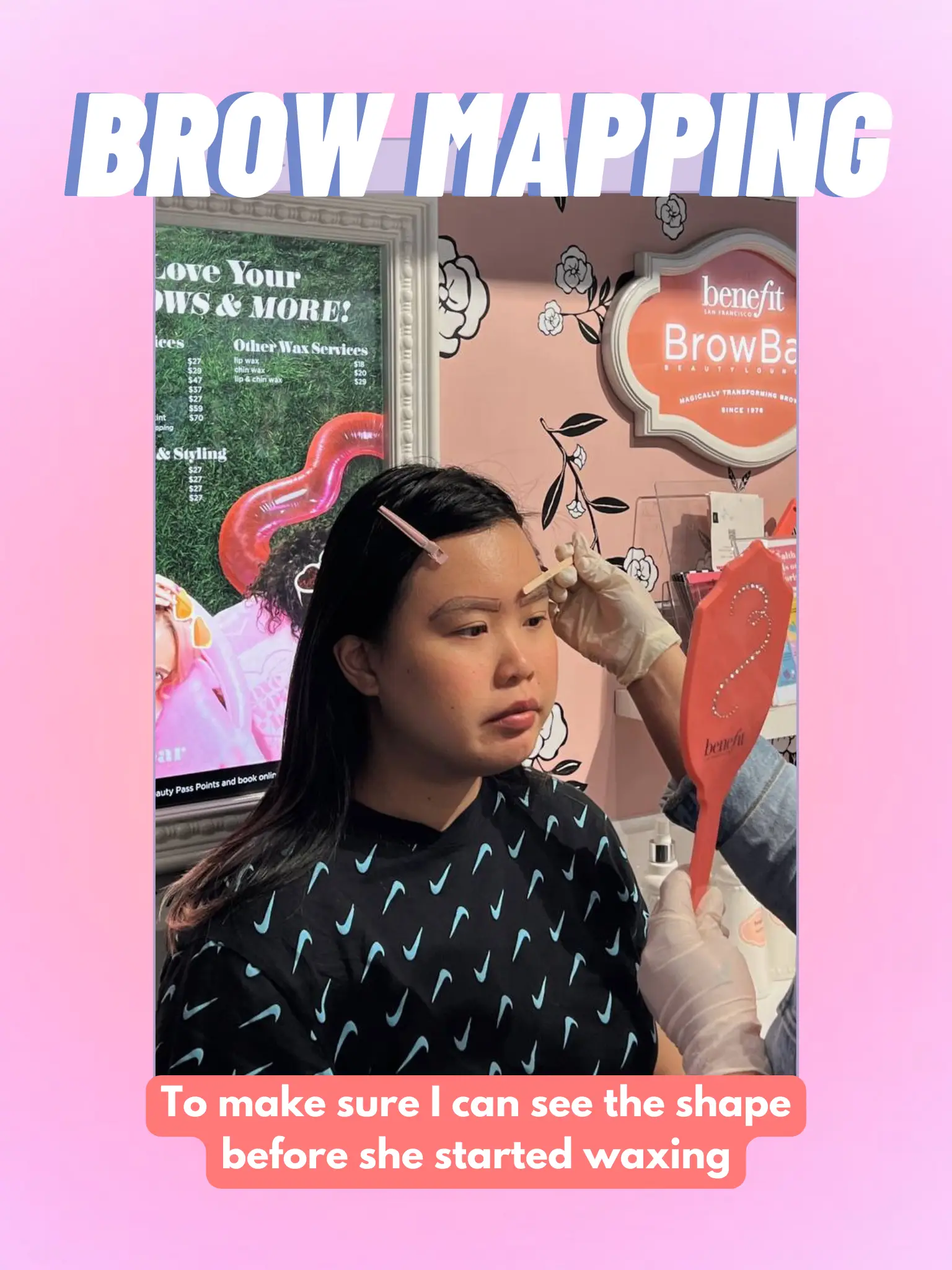 Waxing my brows at the Benefit Brow Bar - Actually Anna by Annaleid Bakker  - Transformation Coach, Former Elite Athlete, Beauty and Fashion Content  Creator, Podcaster, Data Scientist