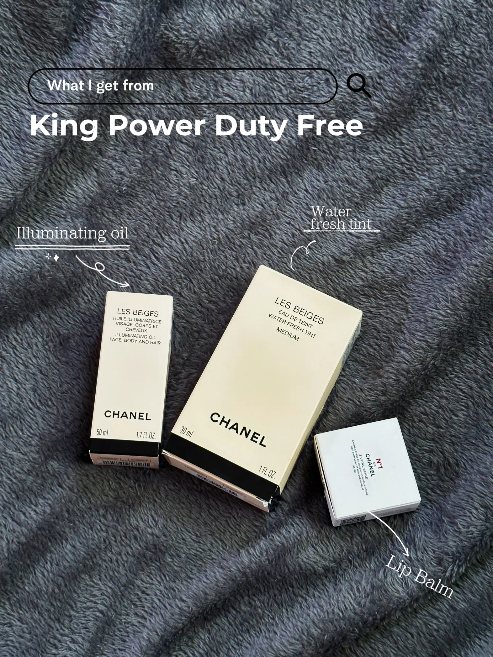 King power best sale chanel perfume