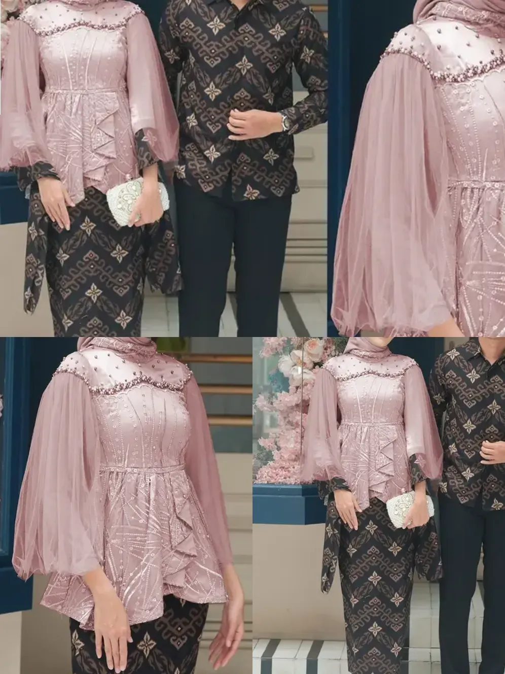 kebaya wisuda moderno untuk badan gemuk