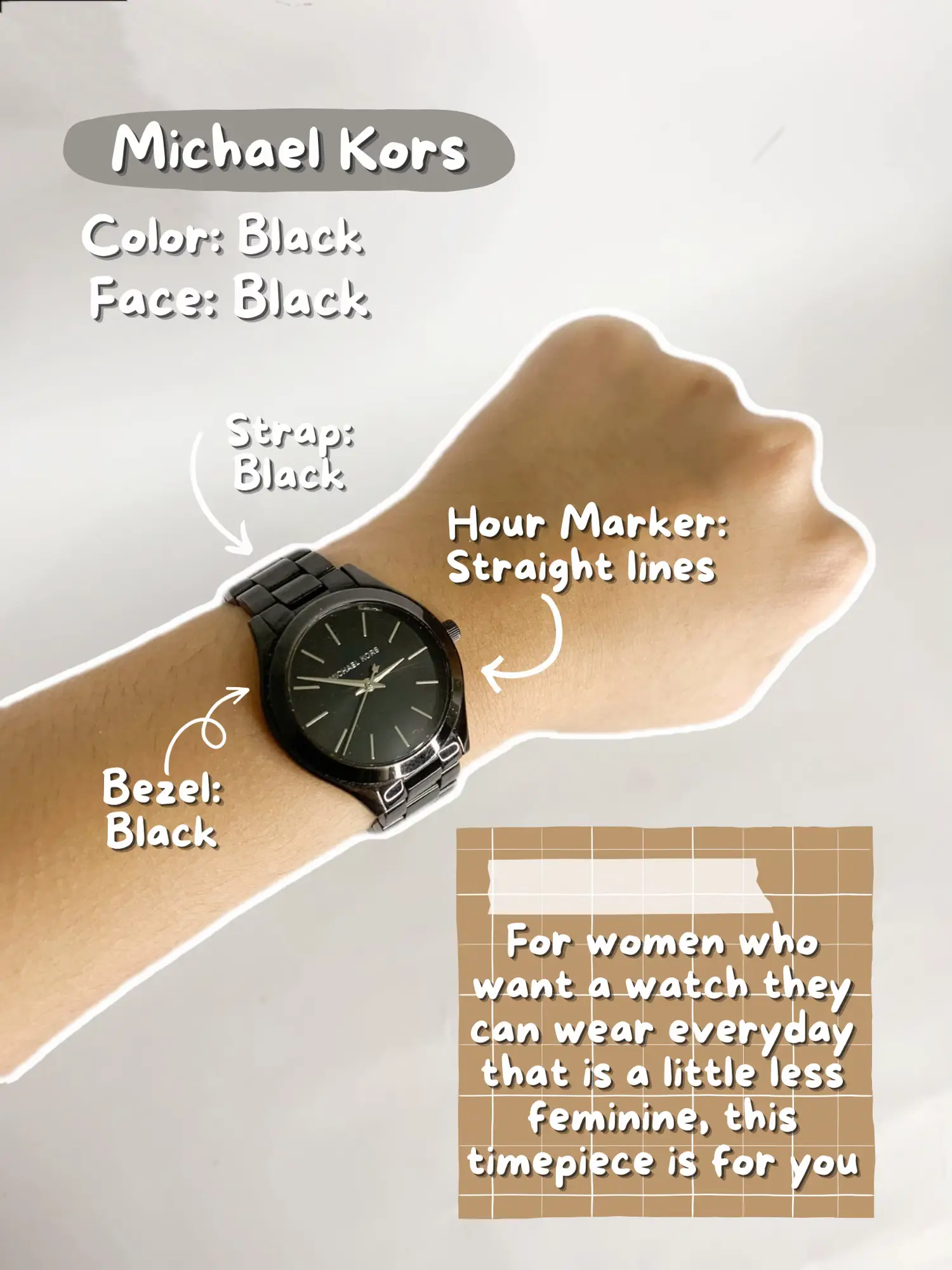 Black Watches for Women