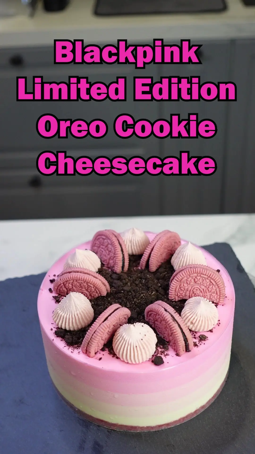 Limited Edition BLACKPINK Oreo Cheesecake recipe! | Video do ...
