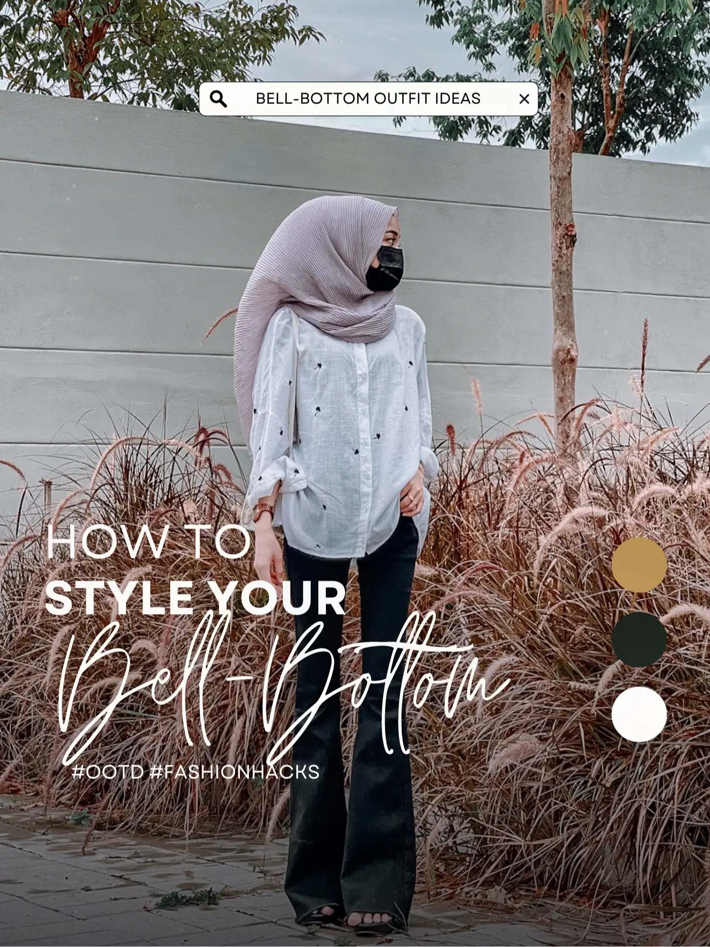 Seluar jeans bell bottom deals
