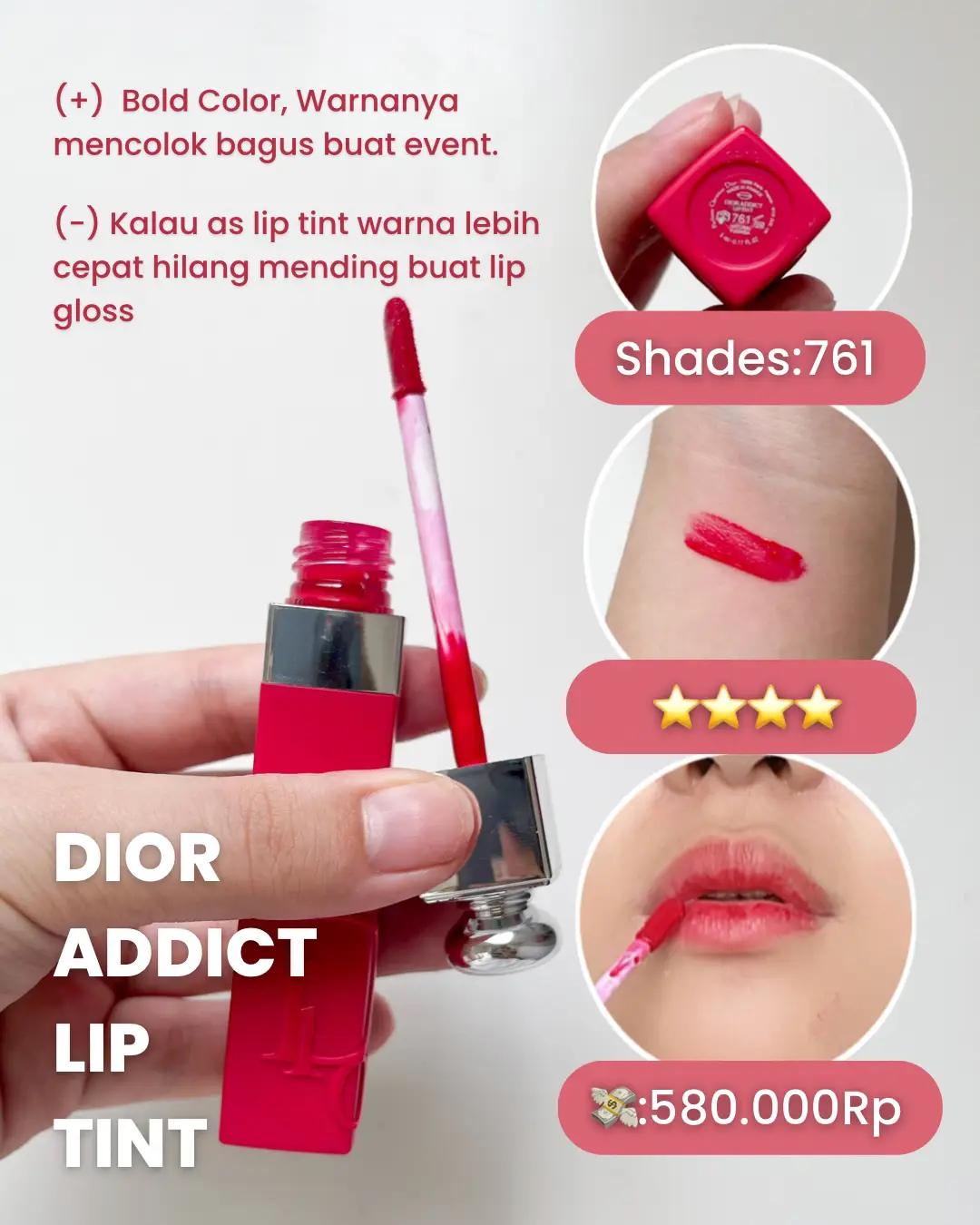 Warna dior shop lip tattoo