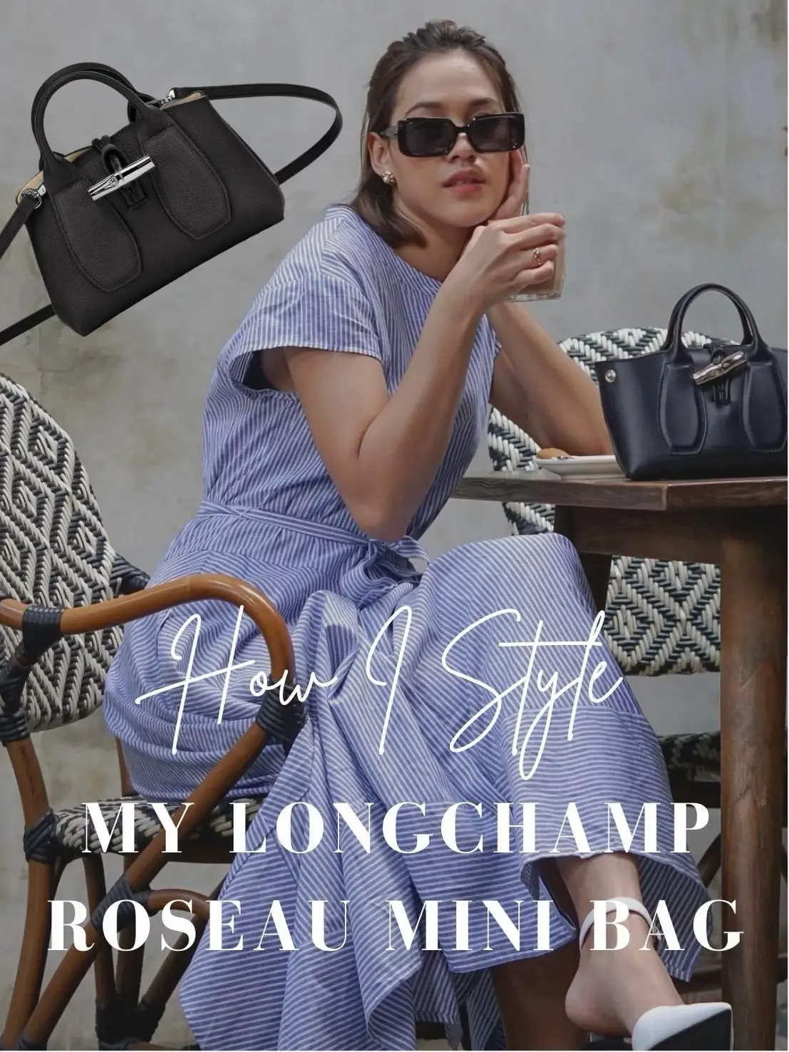 HOW I STYLE MY LONGCHAMP ROSEAU MINI BAG Galeri diposting oleh