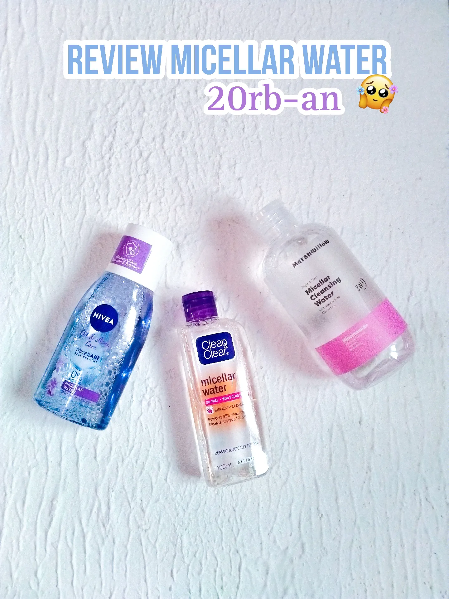 Micellar water deals clean and clear