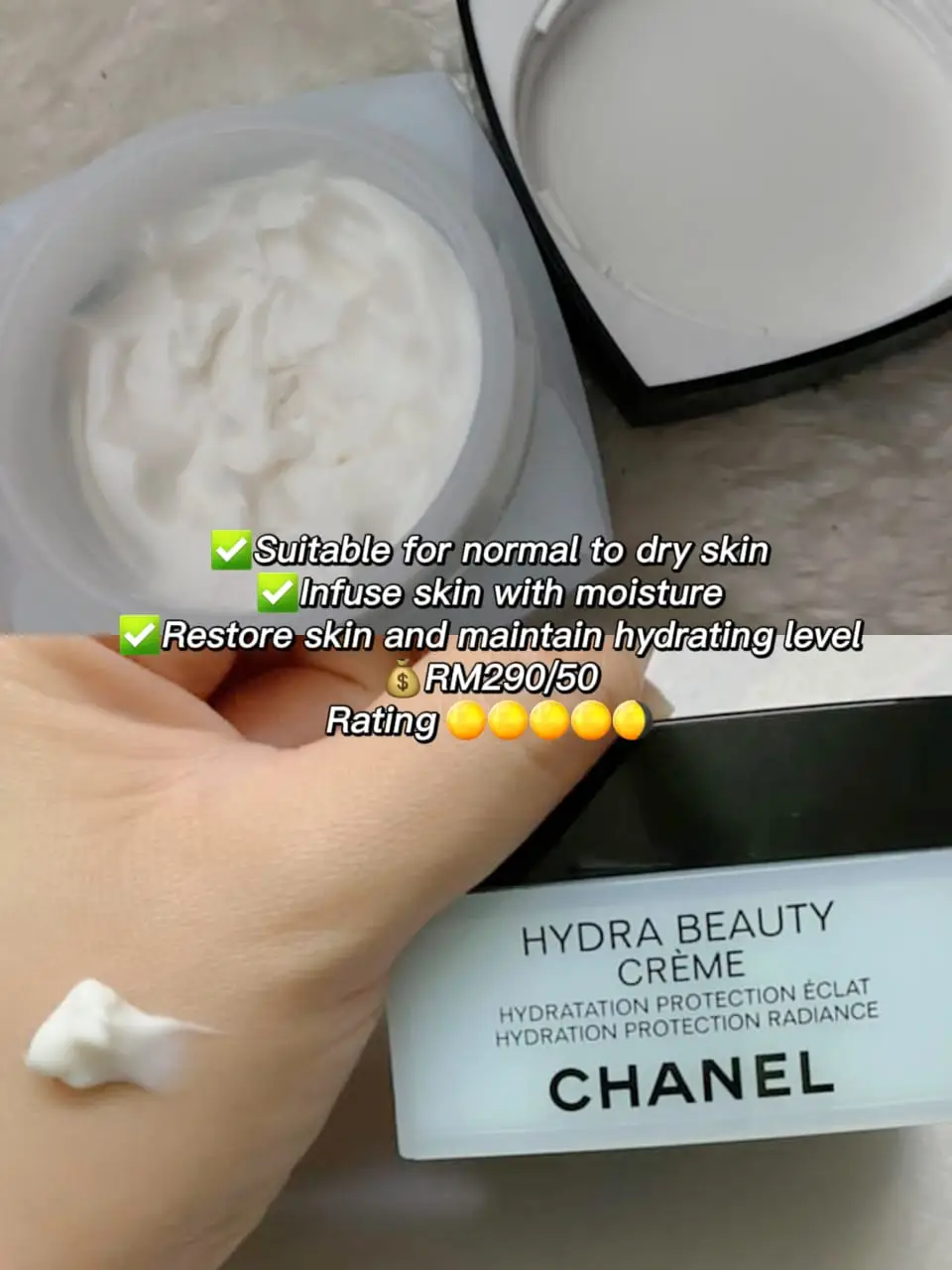 chanel hydra cream