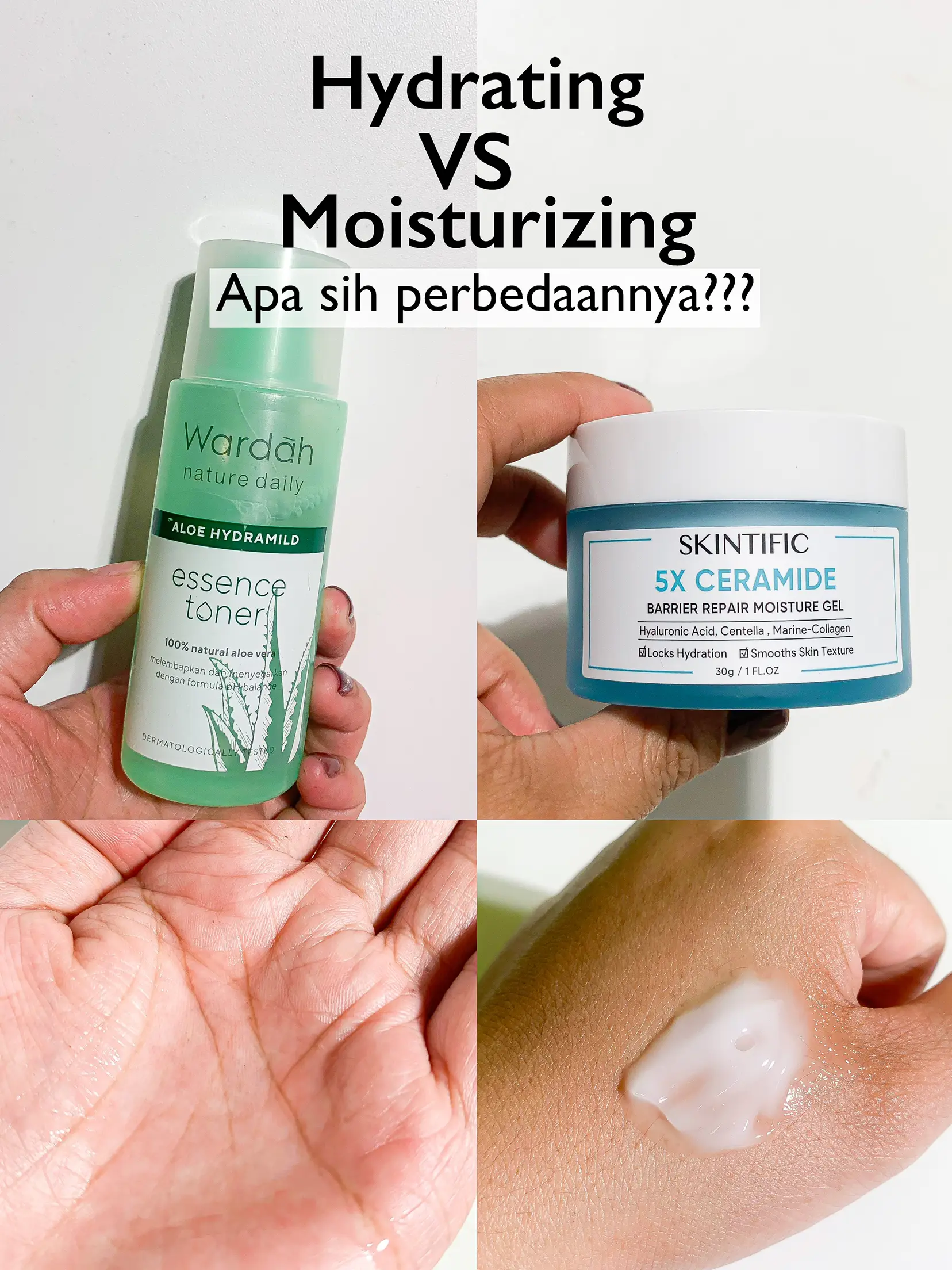Hydrating VS Moisturizing! Yuk kenali perbedaannya Galeri diposting