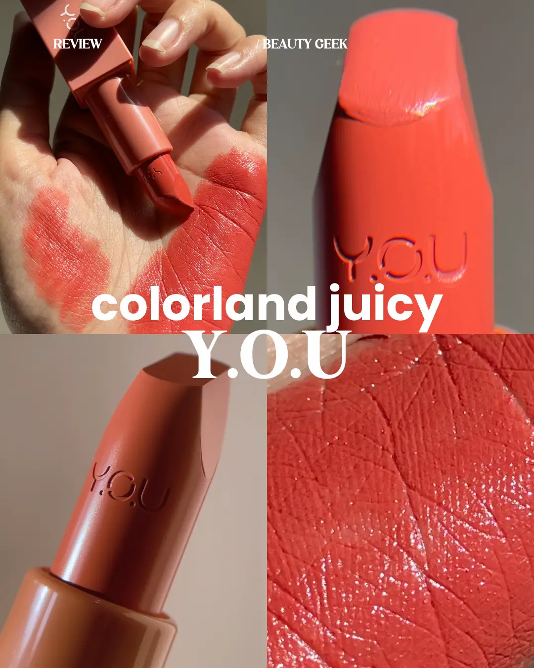 SWATCH + REVIEW YOU Colorland Juicy Pop Lipstick, Gallery posted by Laras