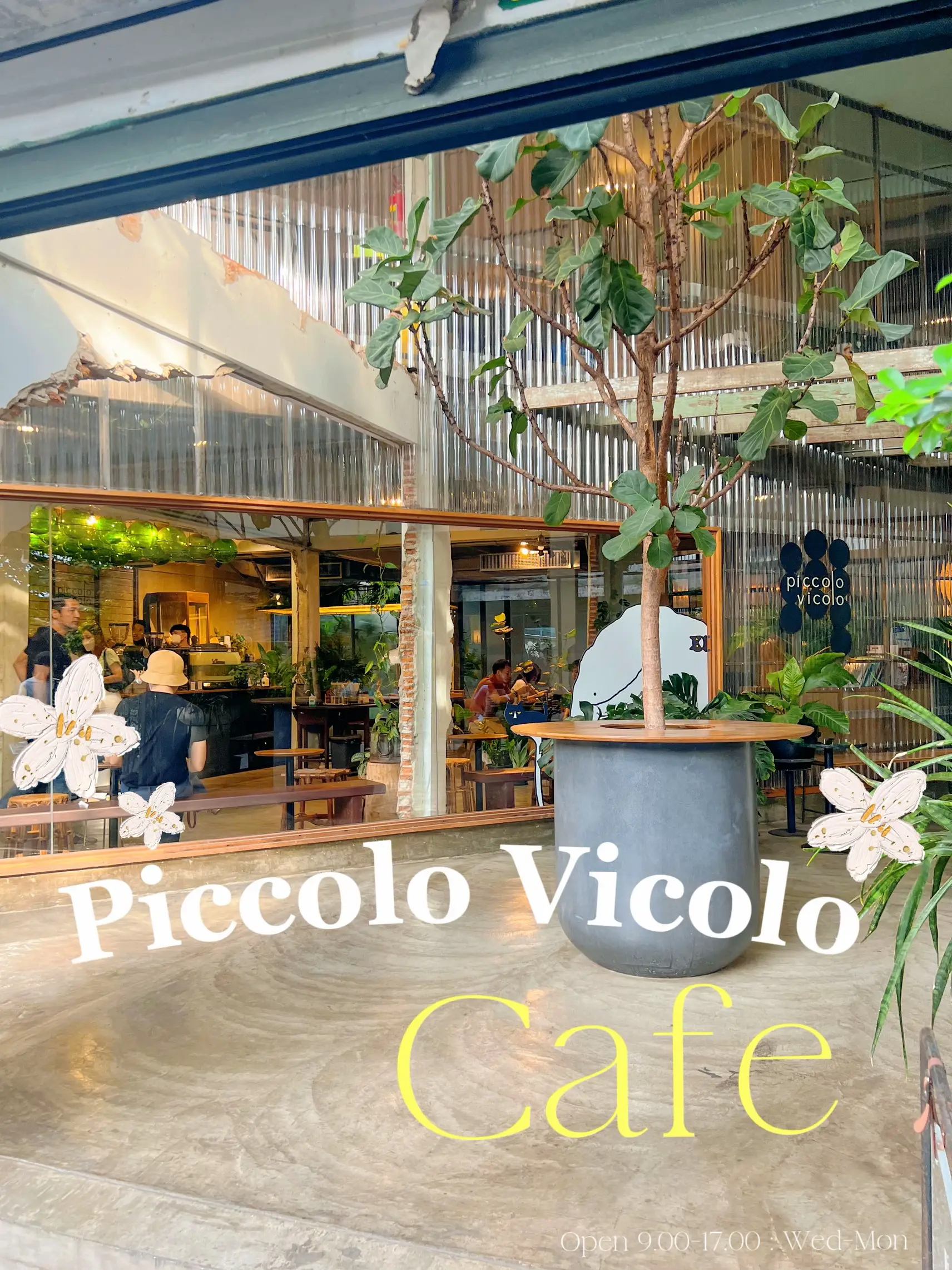 Piccolo Vicolo Cafe คาเฟ่ธรรมชงธรรมชาติ ย่านราชเทวี แกลเลอรีที่โพสต์