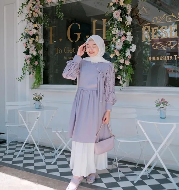 6 Rekomendasi Busana Hijab Buat Ketemu Calon Mertu | fashionwanita