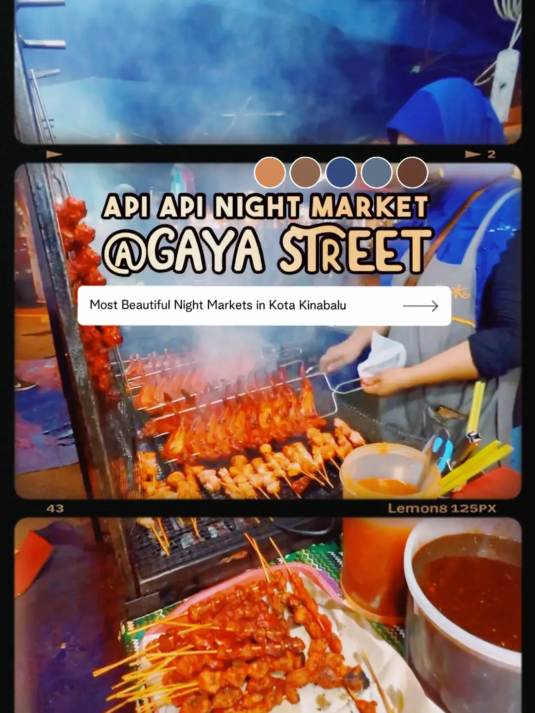 Visit ApiApi Night Market Gaya Street วิดีโอที่เผยแพร่โดย Sobri