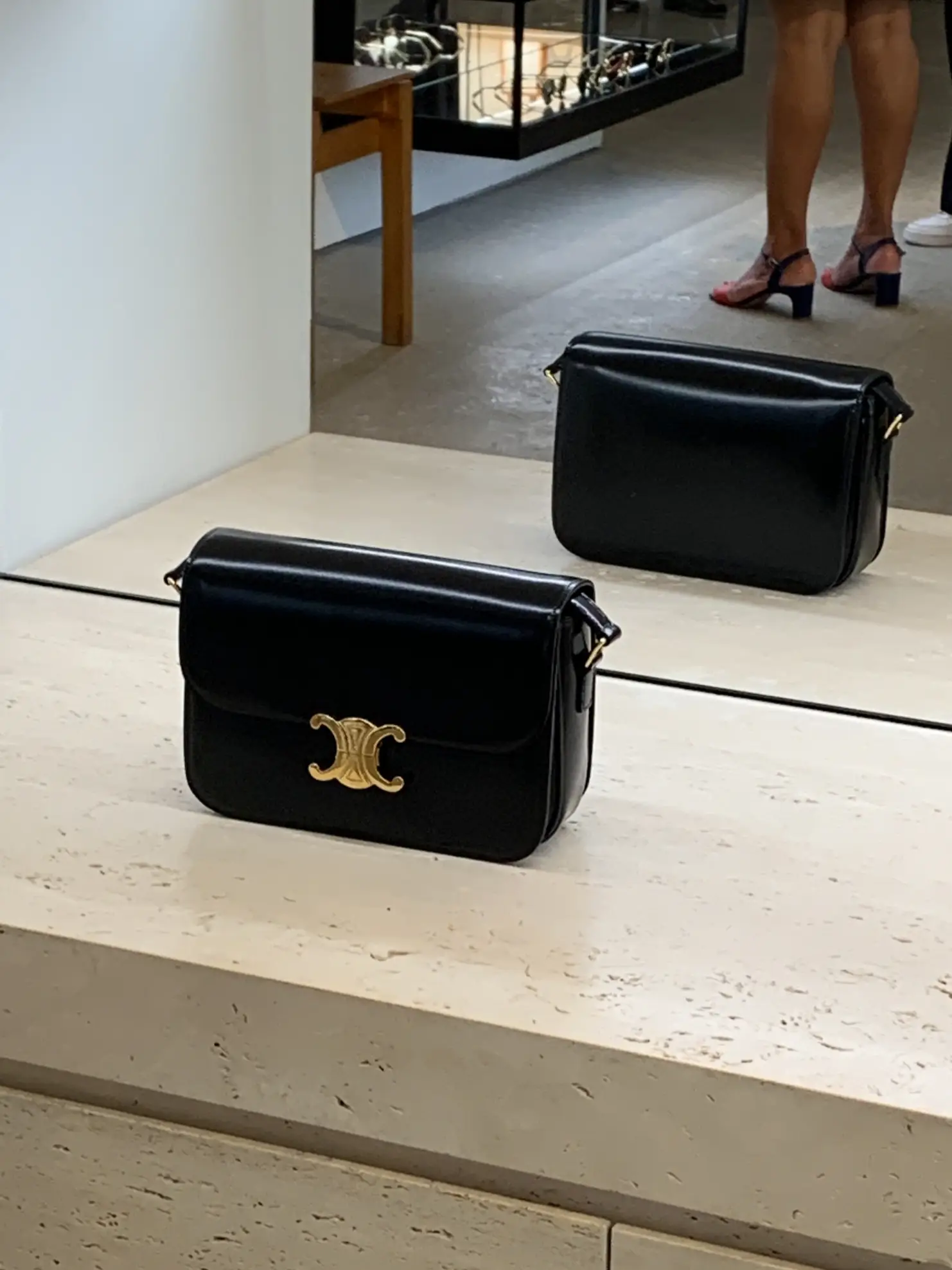 CELINE's New Ava Triomphe Bag Is Officially Lisa-Approved