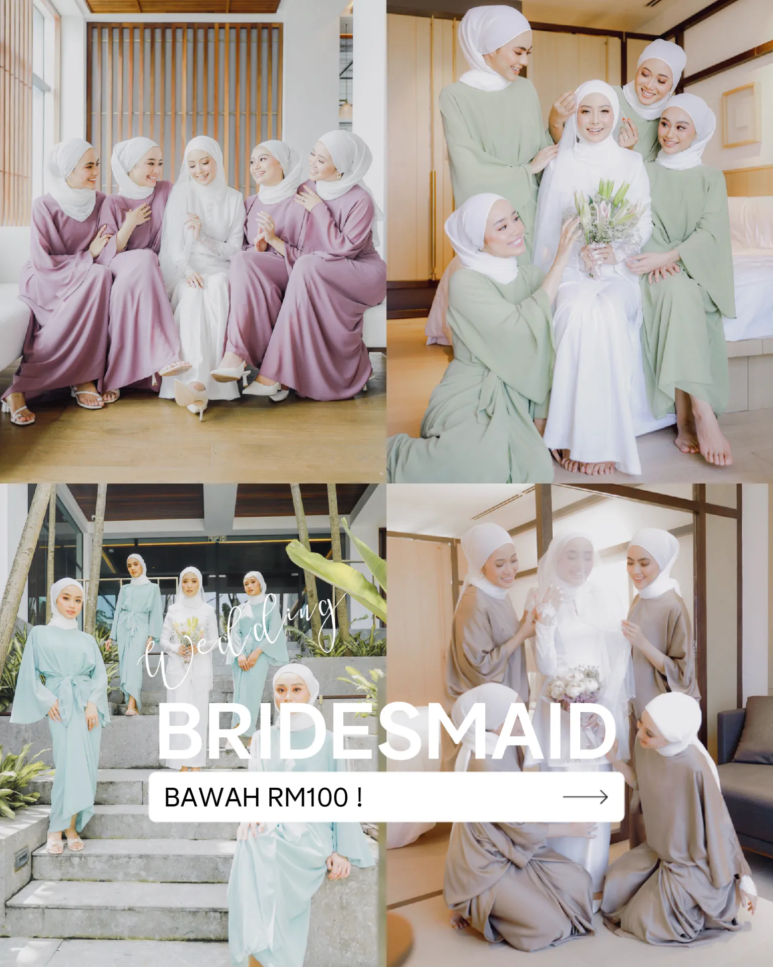 Design baju outlet bridesmaid