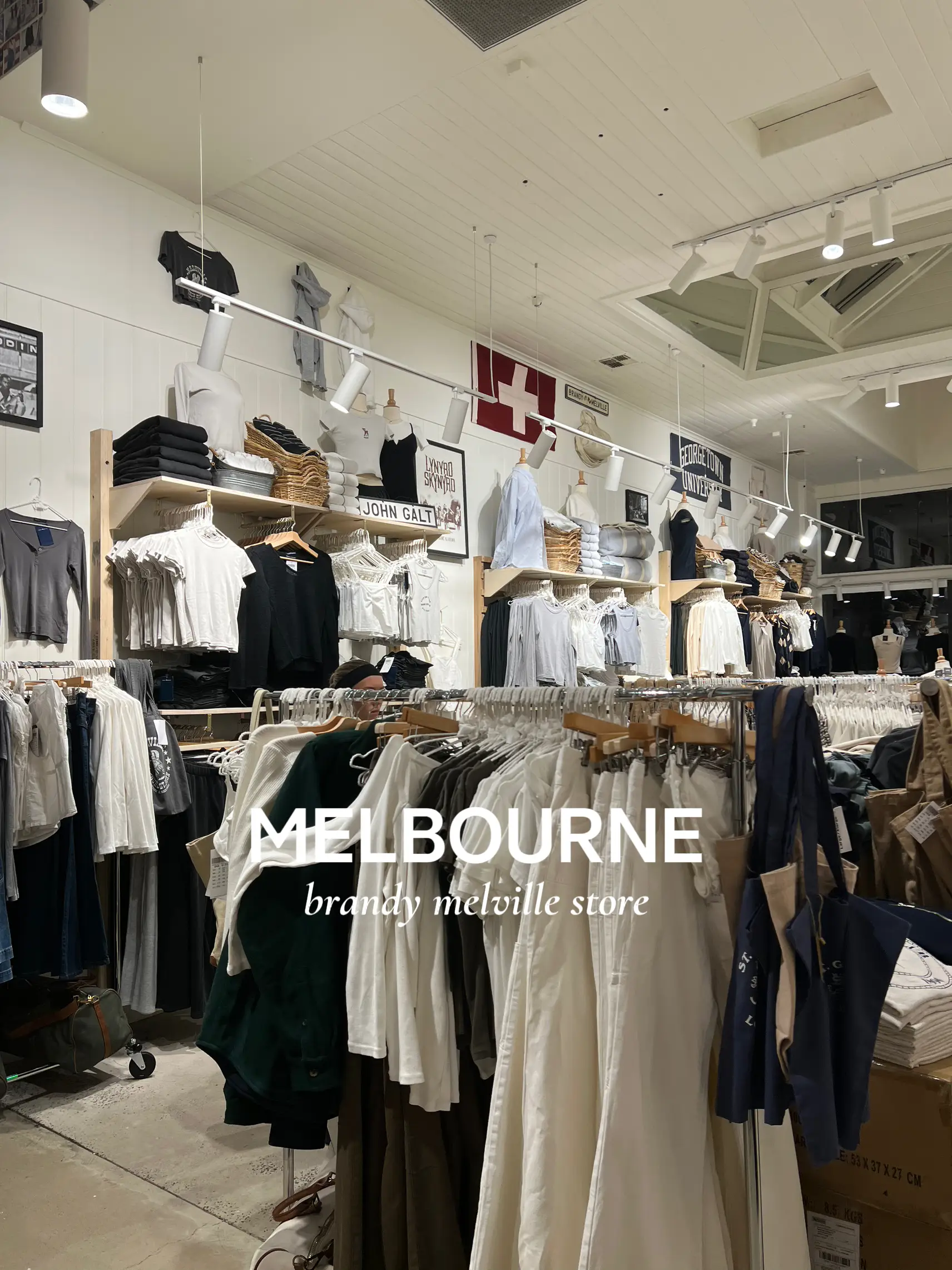 Visiting Melbourne's only Brandy Melville!