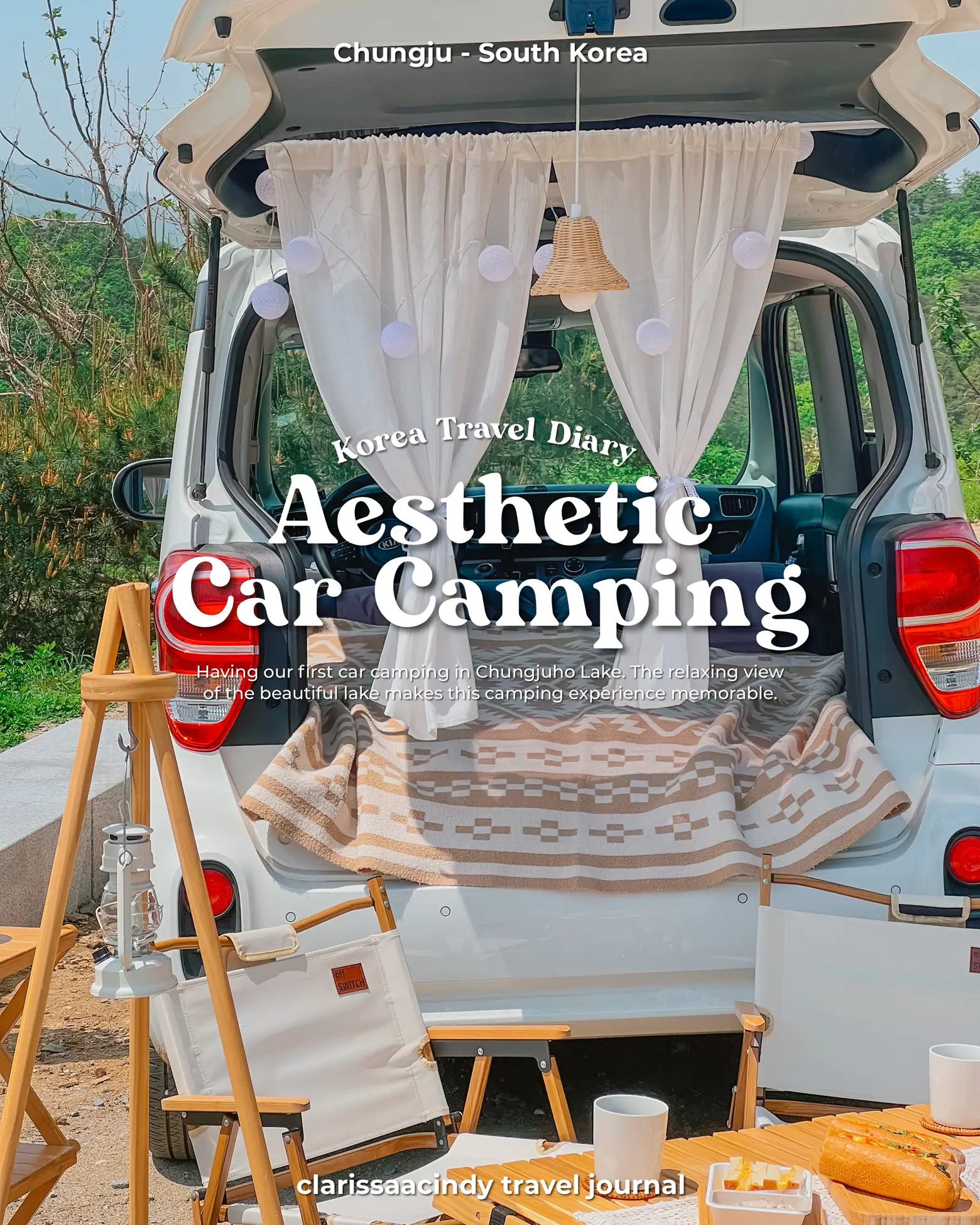 ⛺️Renting an Aesthetic Car Camping equipments