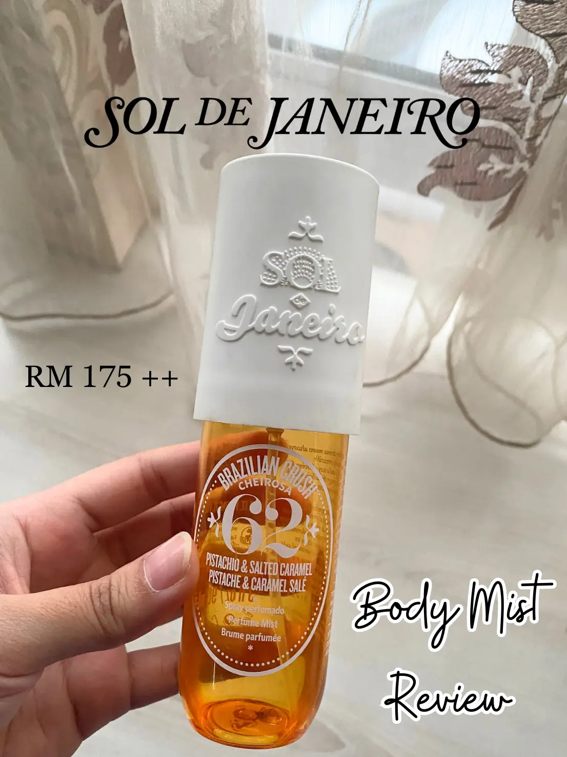 Brazilian Crush Cheirosa 71 by Sol De Janeiro, 3 oz Hair and Body Mist 