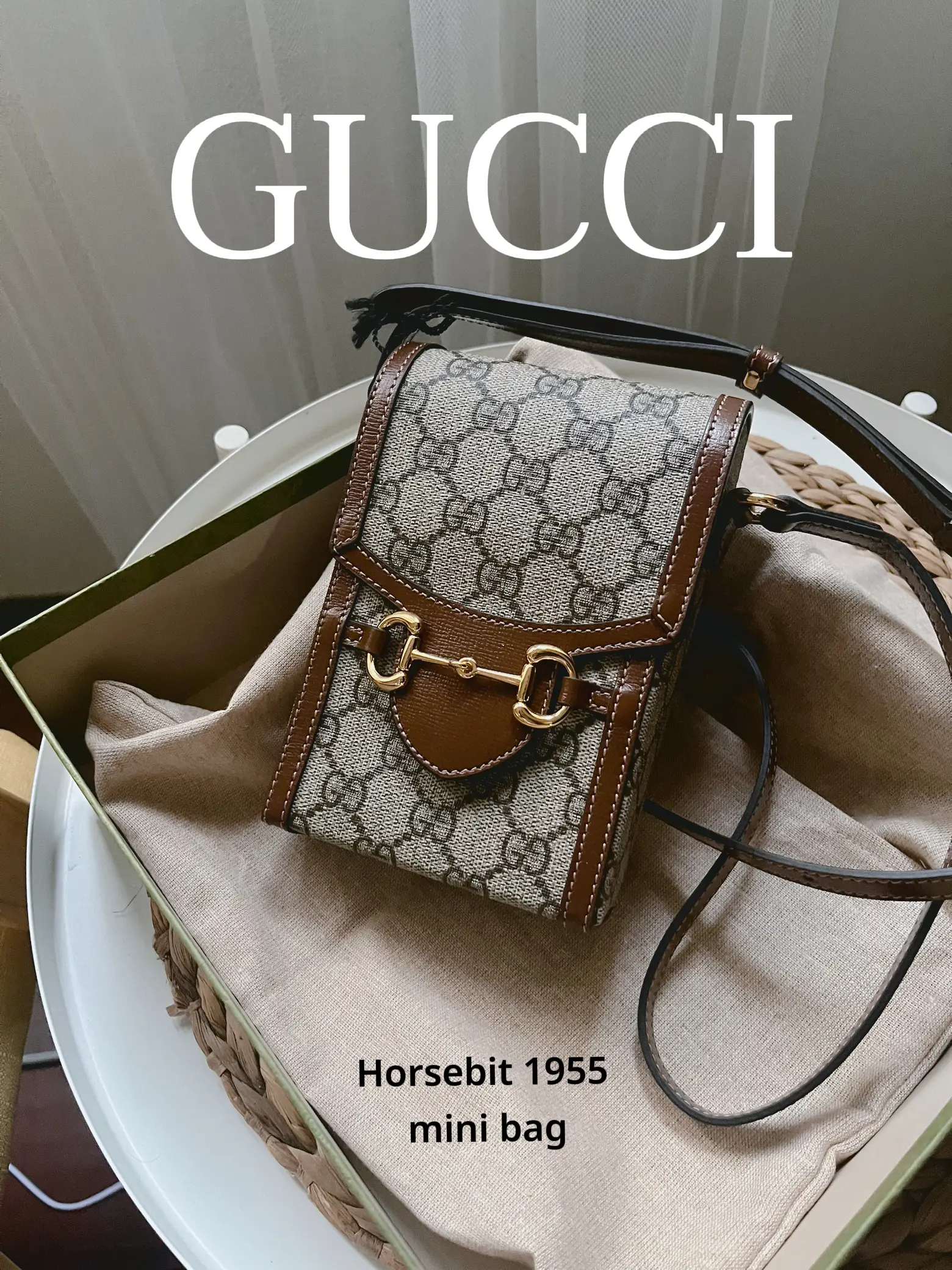 Gucci bag with discount box