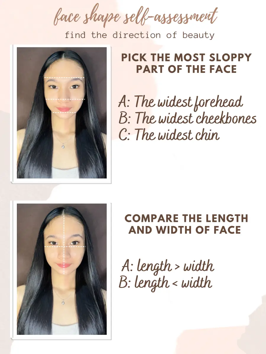 🫶🏻 face shape self-assessment 🫶🏻 | Gallery posted by Ashy Jasareno |  Lemon8