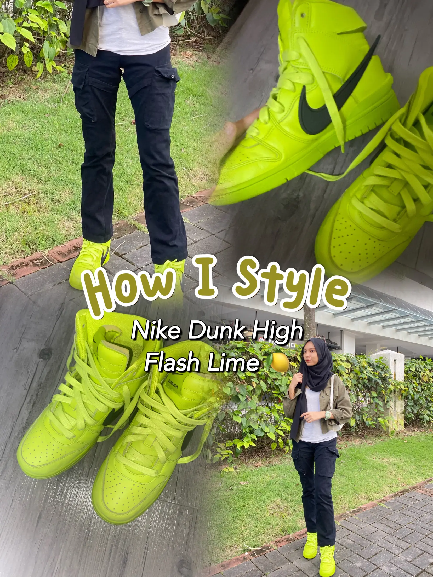 How I Style Nike Dunk High 💚 | Gallery posted by rinawazif | Lemon8