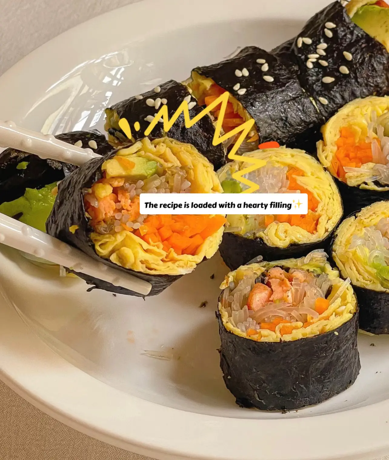 Kimchi Kimbap - Jaja Bakes 