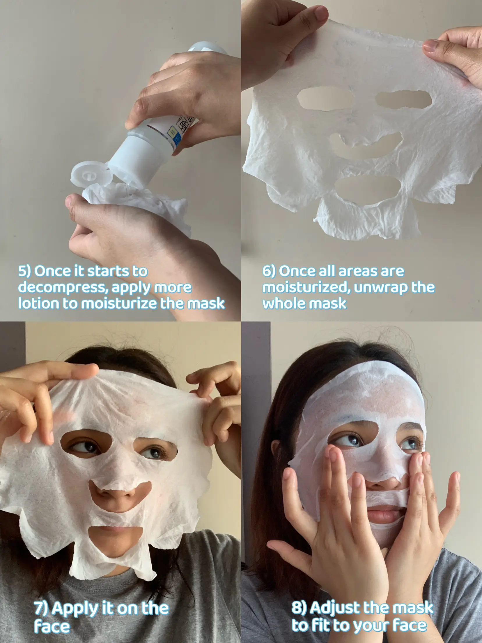 Daiso DIY Expanding Sheet Mask Pellets