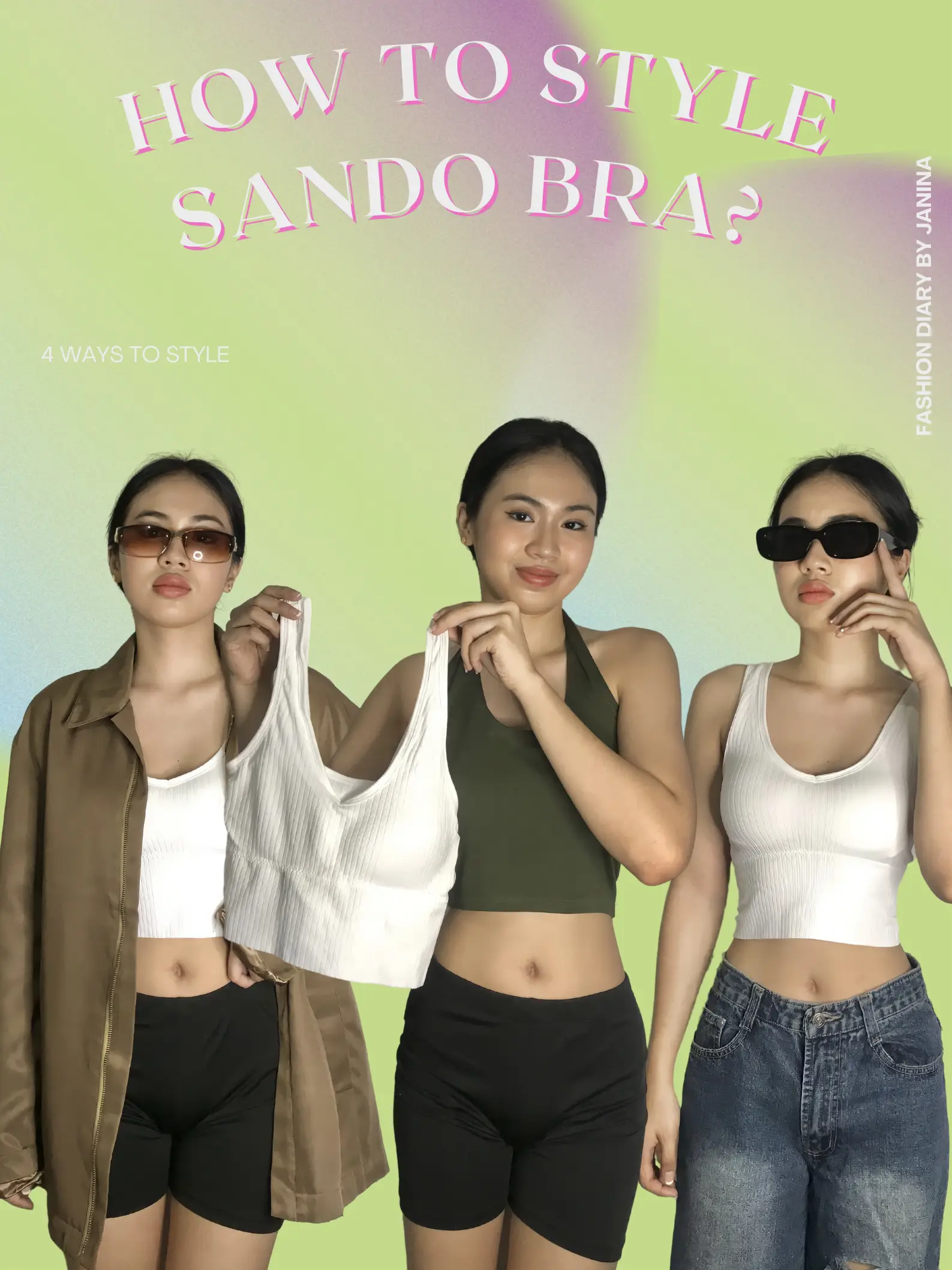 HOW TO STYLE SANDO BRA? 🫣💖, Gallery posted by Janina Kelly