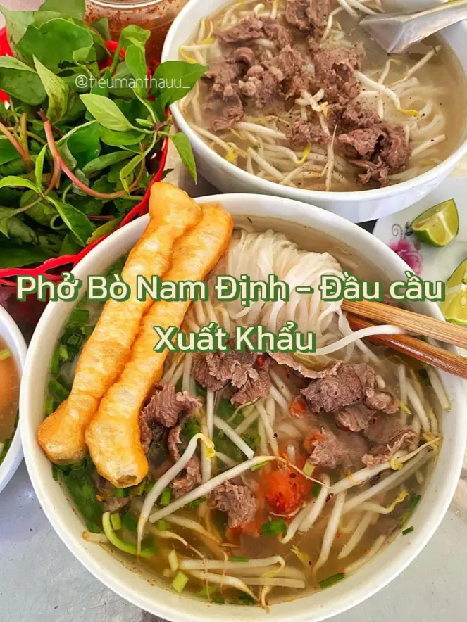 REVIEW Phở Bò Nam Định - Đầu cầu Xuất Khẩu☺️☺️ | Bộ sưu tập do ...