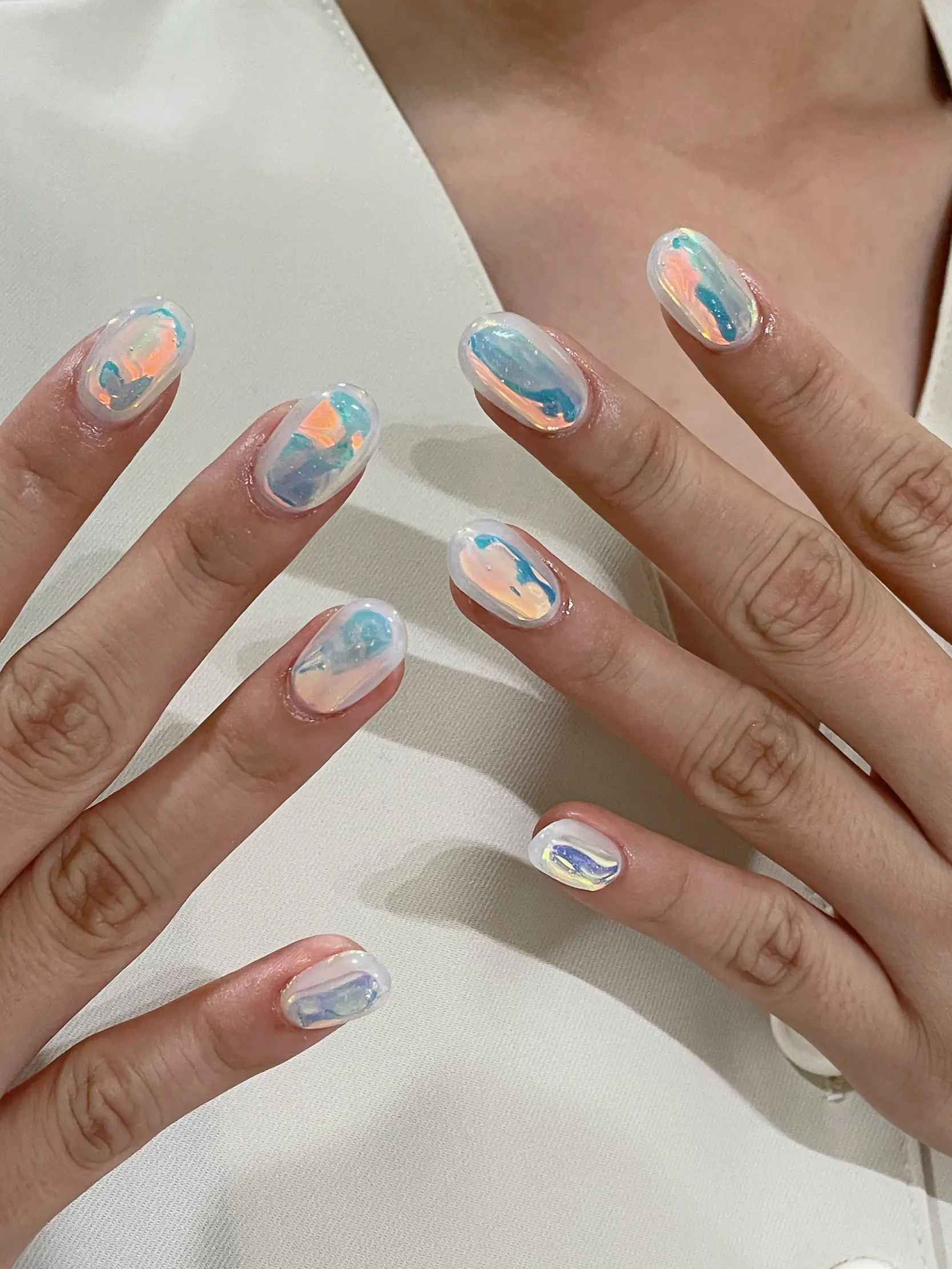 オーロラネイルオーロラマインドネイルまたはミラーなぜそれは目を燃やすのですか | Bake.a.nail⋆˚✴︎が投稿したフォトブック | Lemon8