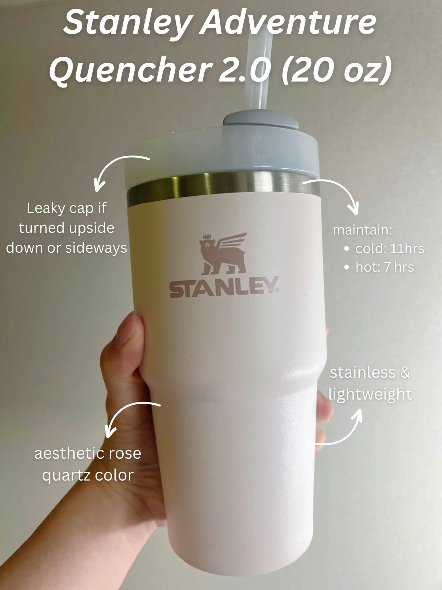 I used a Stanley Quencher Cup for a week here's my honest thoughts