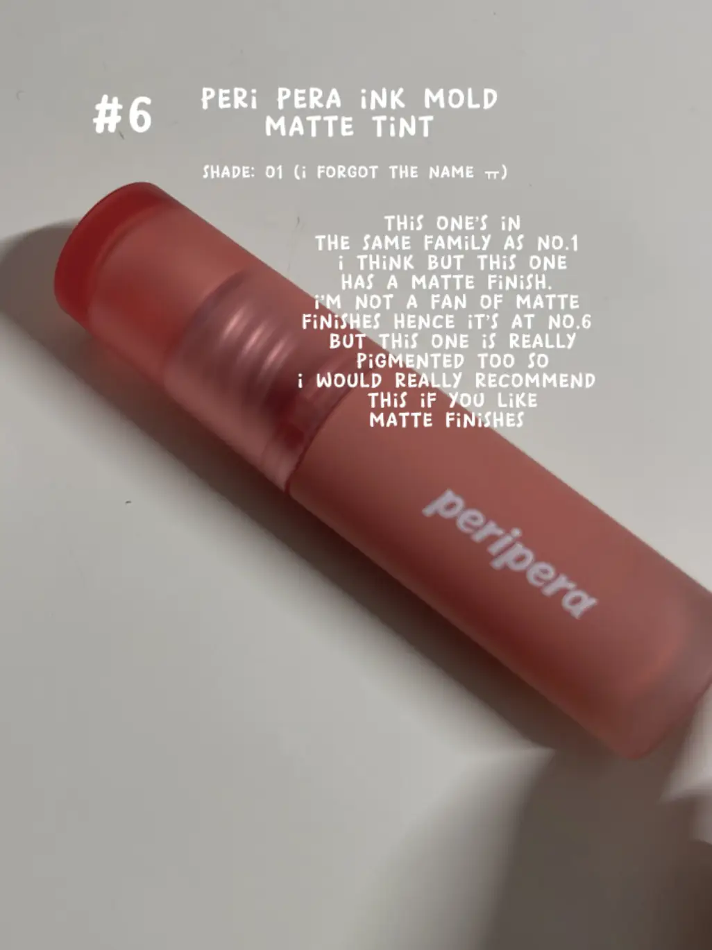 Lip tint on sale shade names