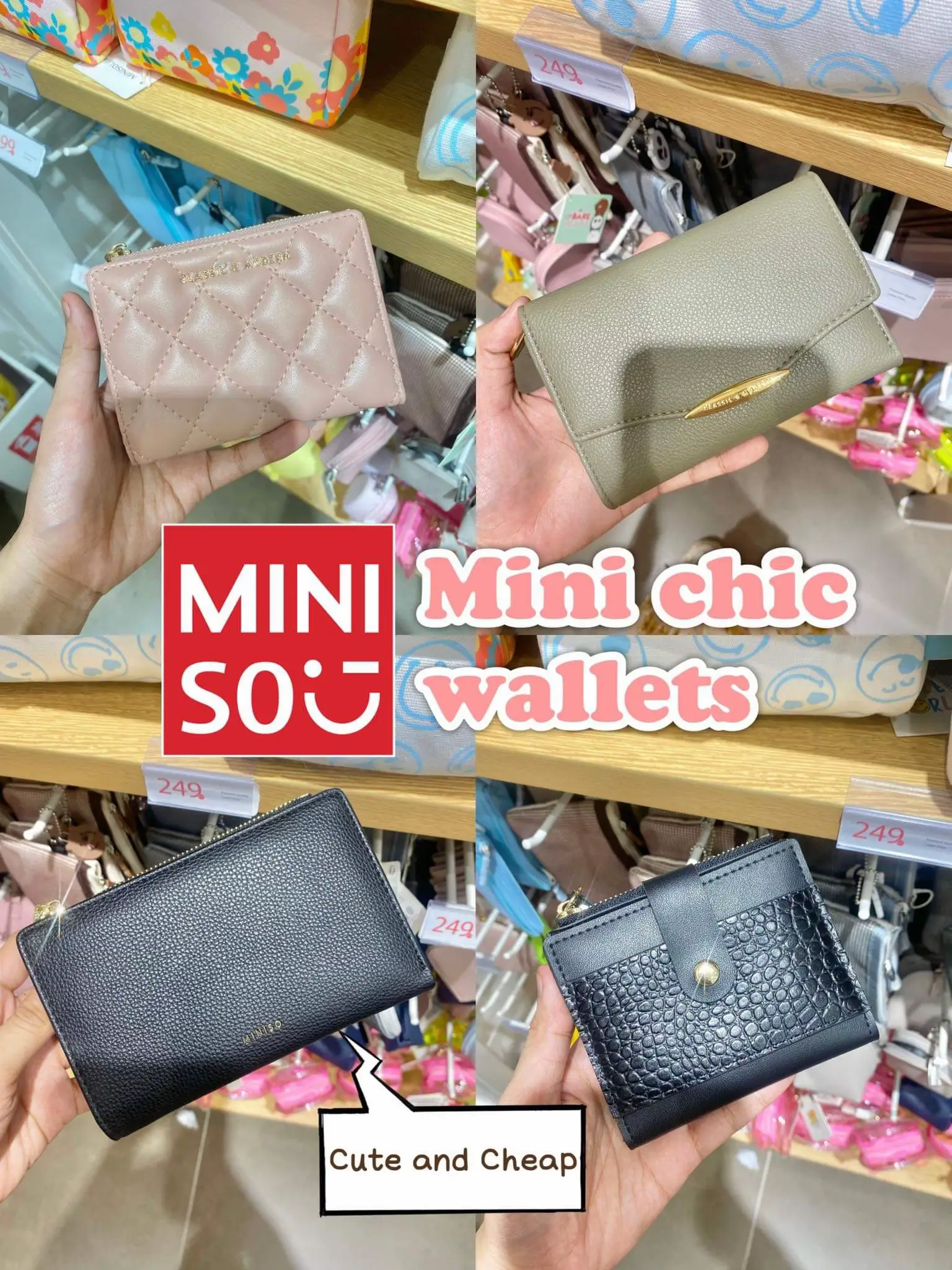 MINISO mini chic wallets Gallery posted by Clarizza Flores Lemon8