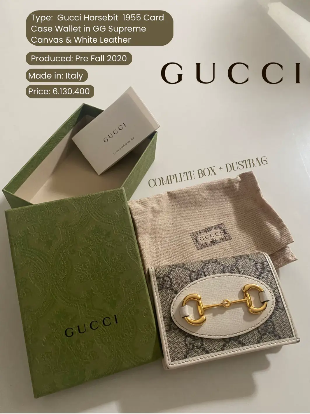 Gucci Horsebit 1955 AirPods Case - Neutrals