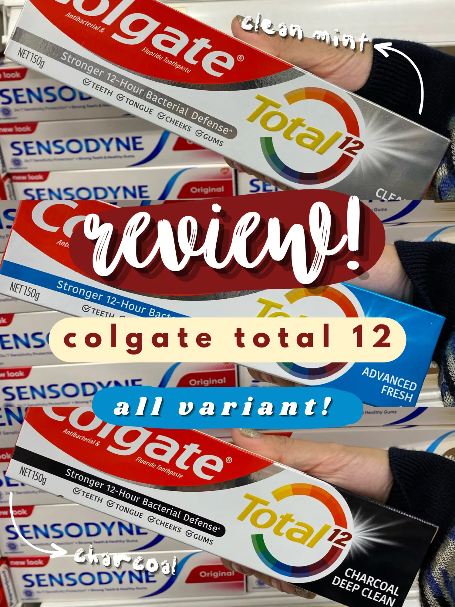 REVIEW ALL VARIAN COLGATE TOTAL 12! 🦷 | Galeri diposting oleh dipaa ...