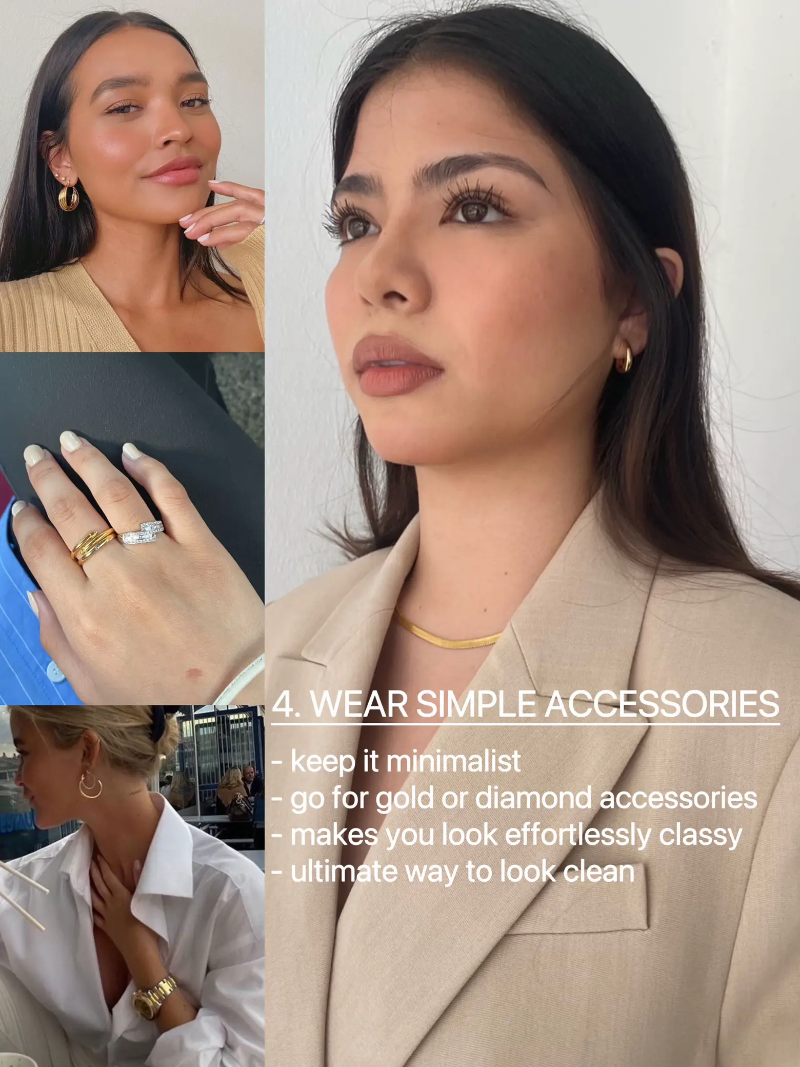 Your Jewelry Style Guide for the Clean Girl Aesthetic - Purpose