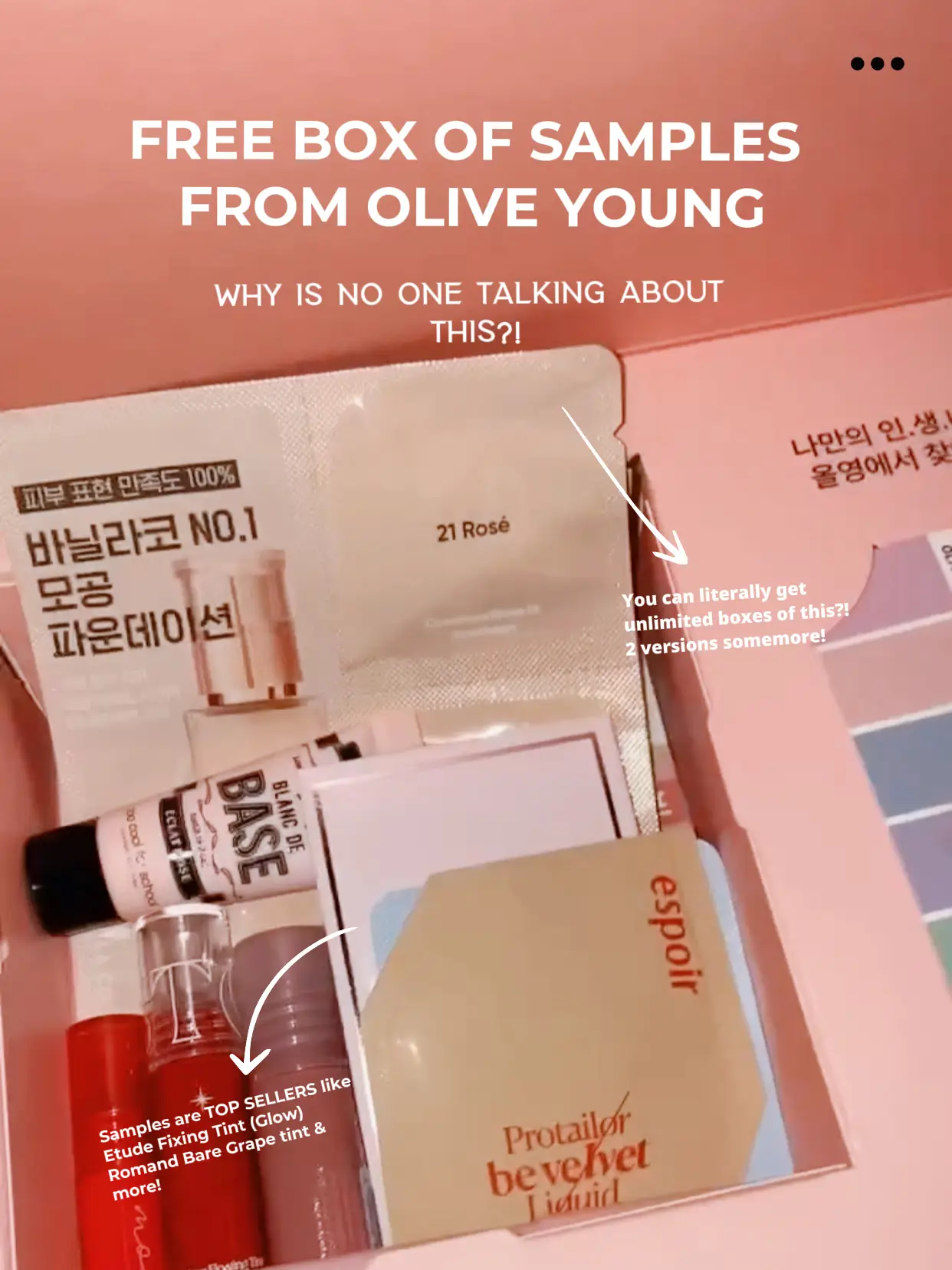 OLIVEYOUNG hidden deal?! FREE MINIs/SAMPLES BOX! 's images(0)