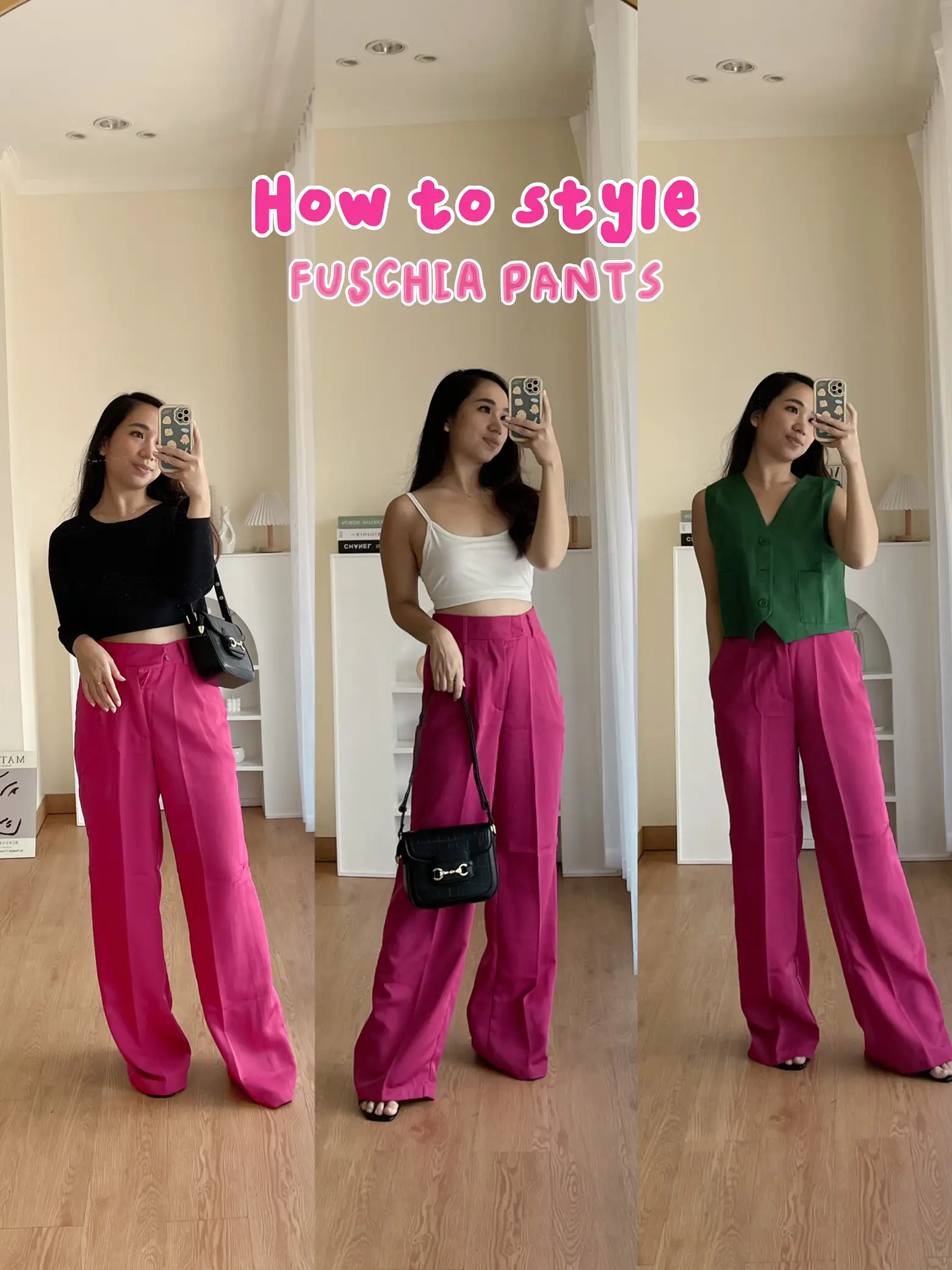 Here's How to Style Fuchsia Pants!