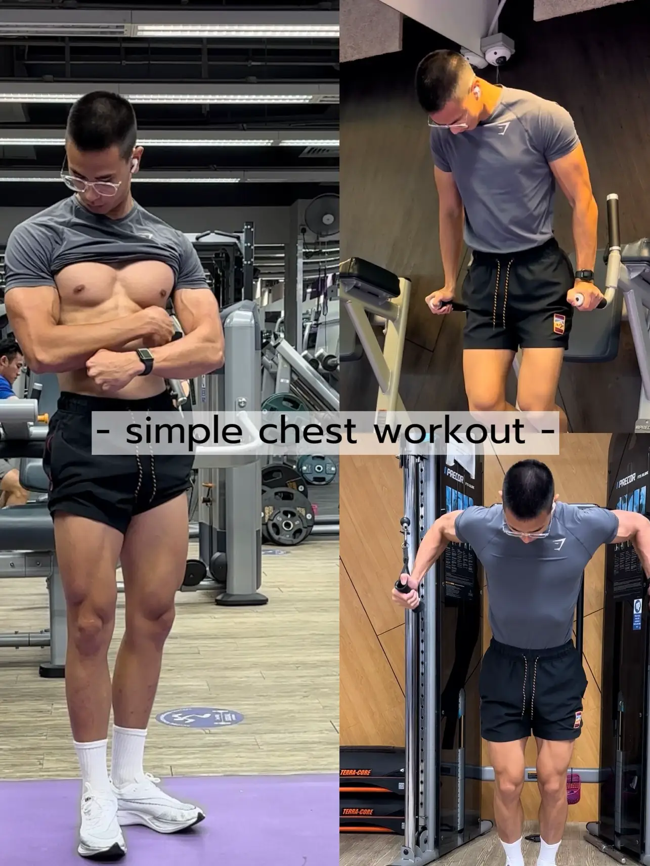 Easy chest workout for beginners :), Video published by Isaac