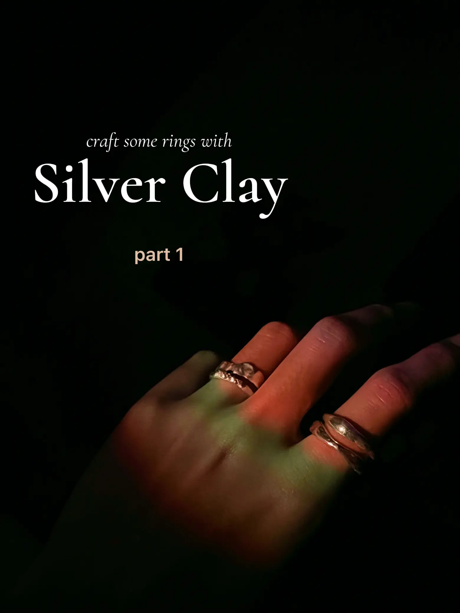 Silver Clay Ring Making