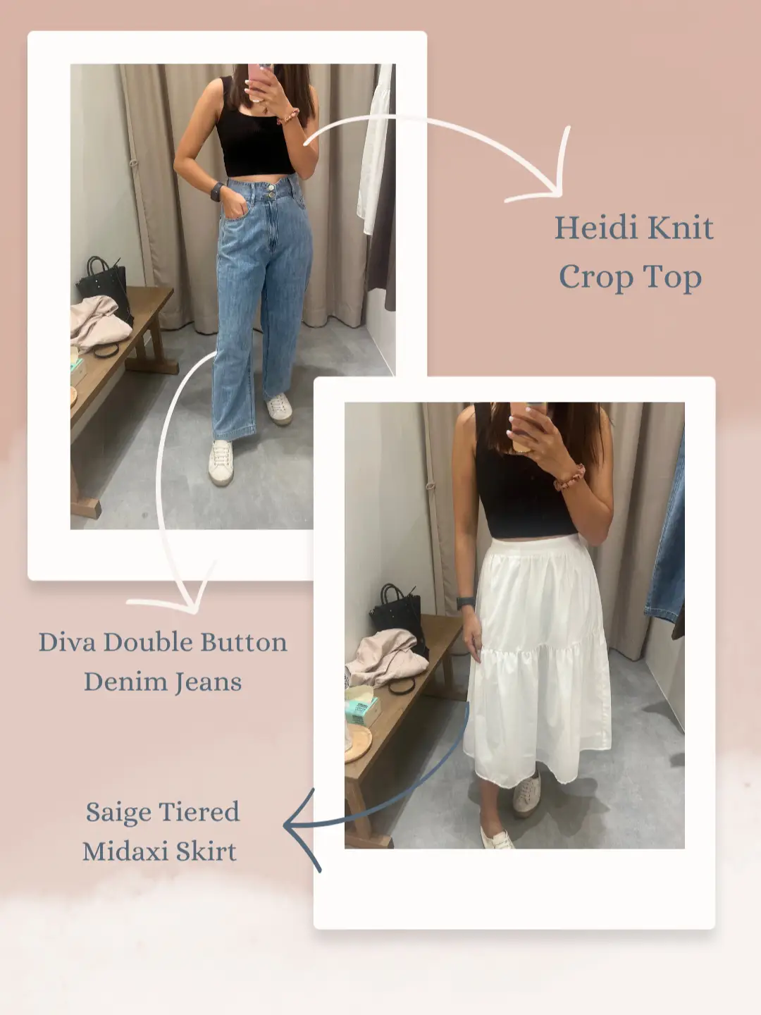 Check styling ideas for「3D Knit Ribbed Square Neck Sweater (Mame Kurogouchi)、3D  Knit Ribbed Long Skirt (Mame Kurogouchi)」