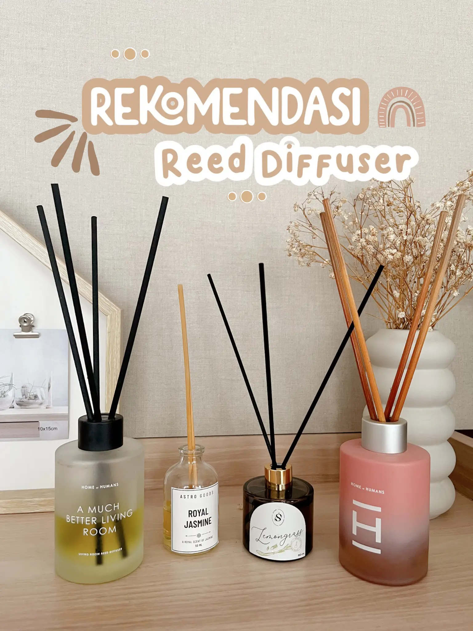 Rekomendasi Reed Diffuser แกลเลอรีที่โพสต์โดย Rumah_Haza Lemon8