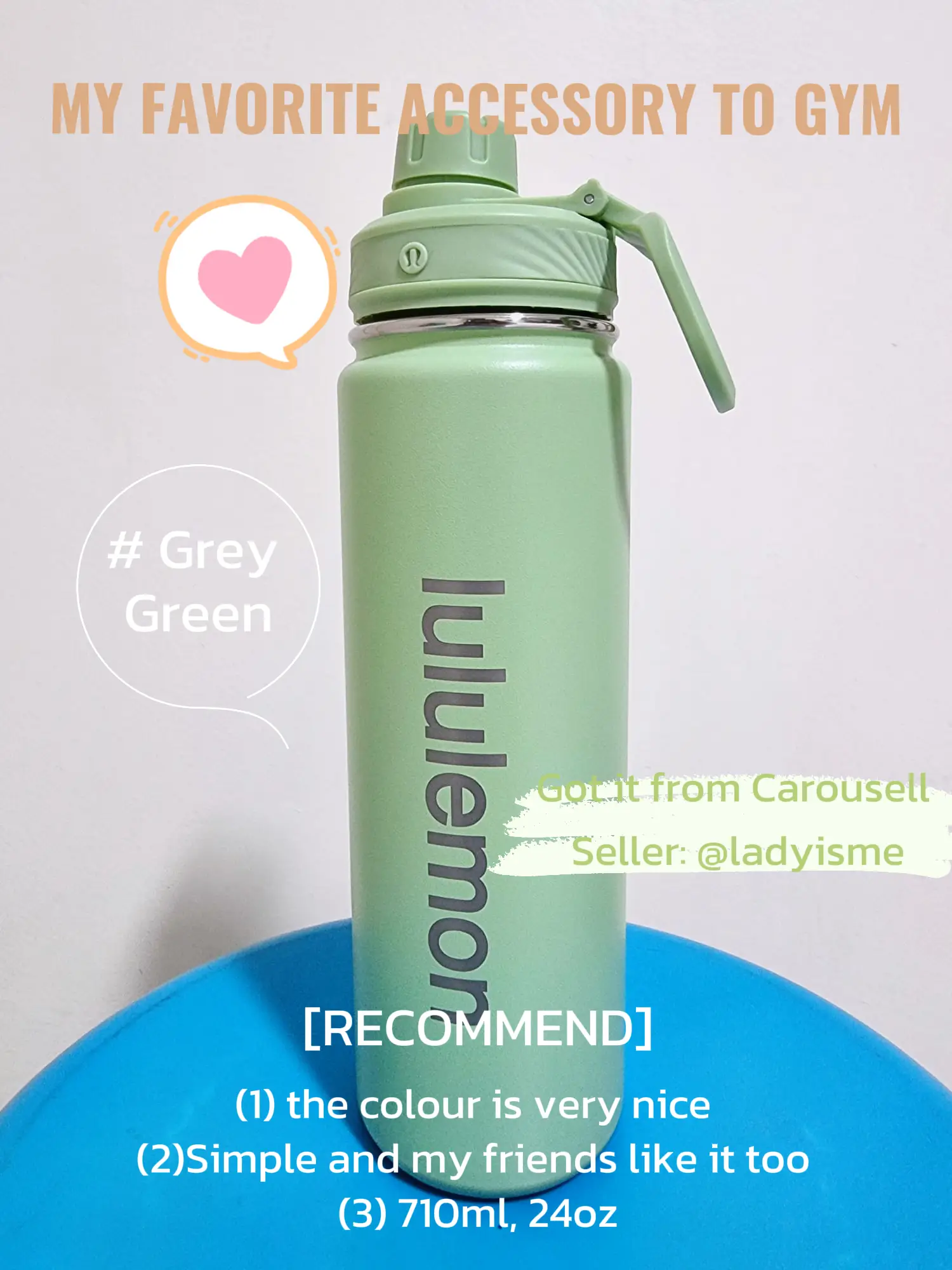 Lululemon Back to Life Sport Water Bottle - clothing & accessories