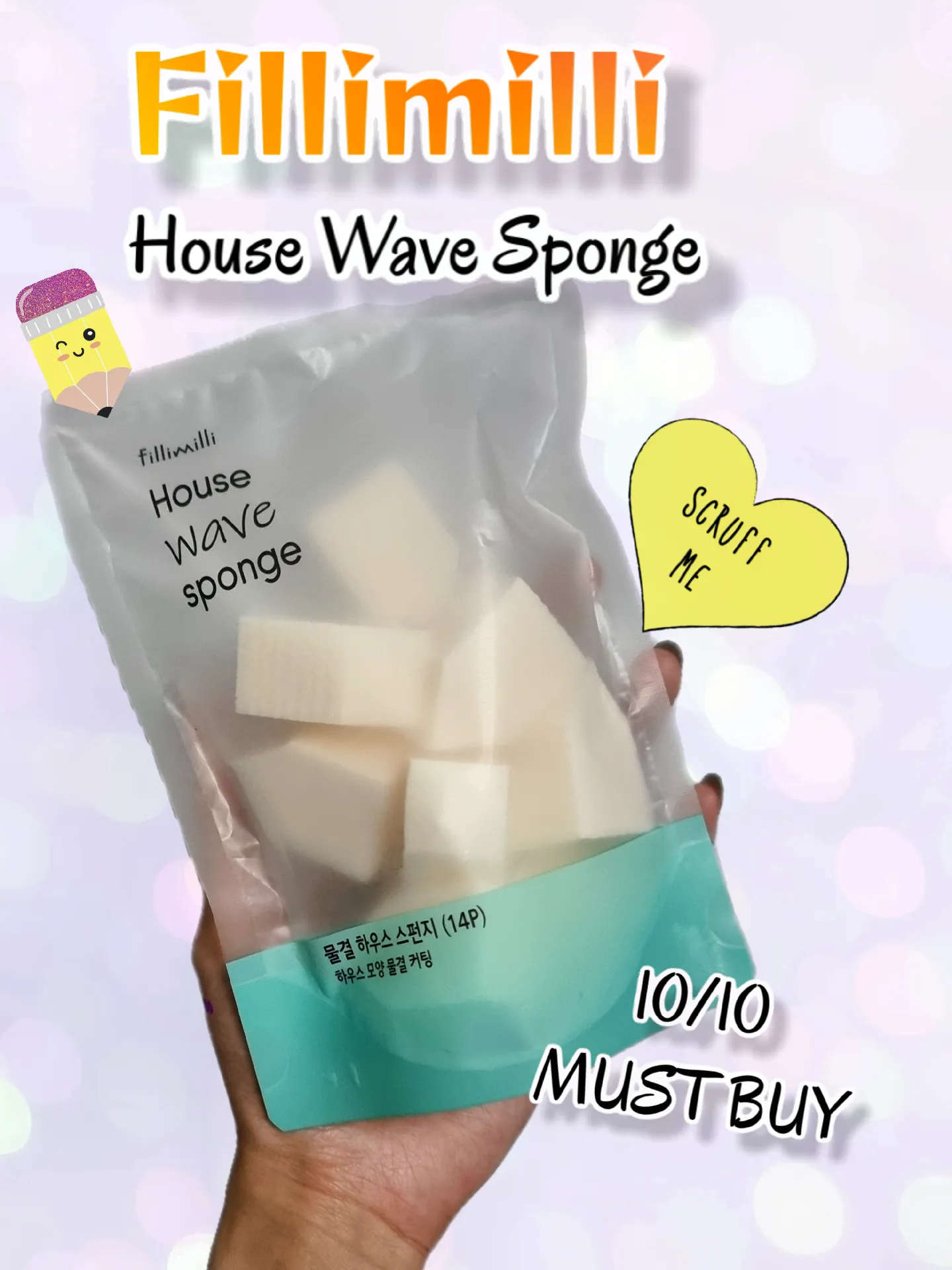 Fillimilli Soft Make Up Sponge Jumbo 80 Pcs