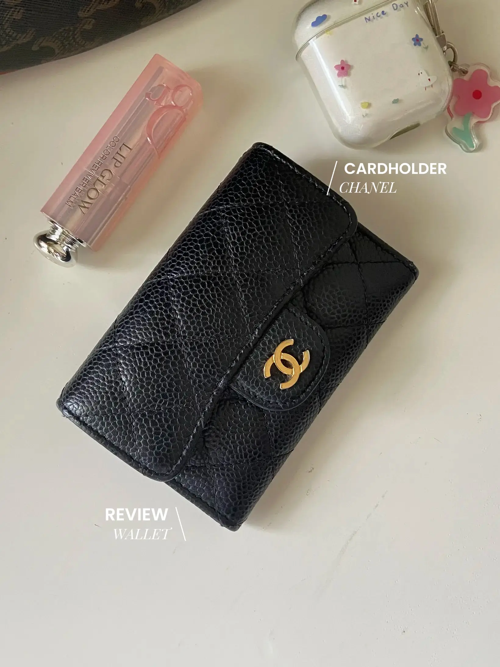 Used chanel best sale card holder