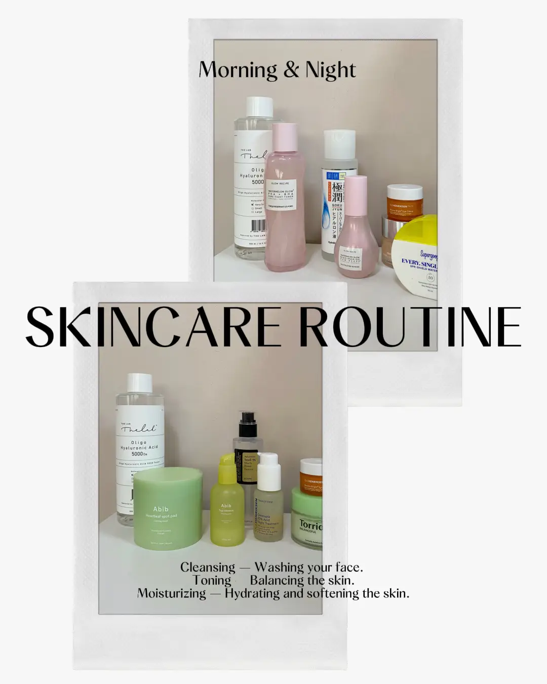morn & night skincare routine | oily skin favs 🤍🫧's images(0)